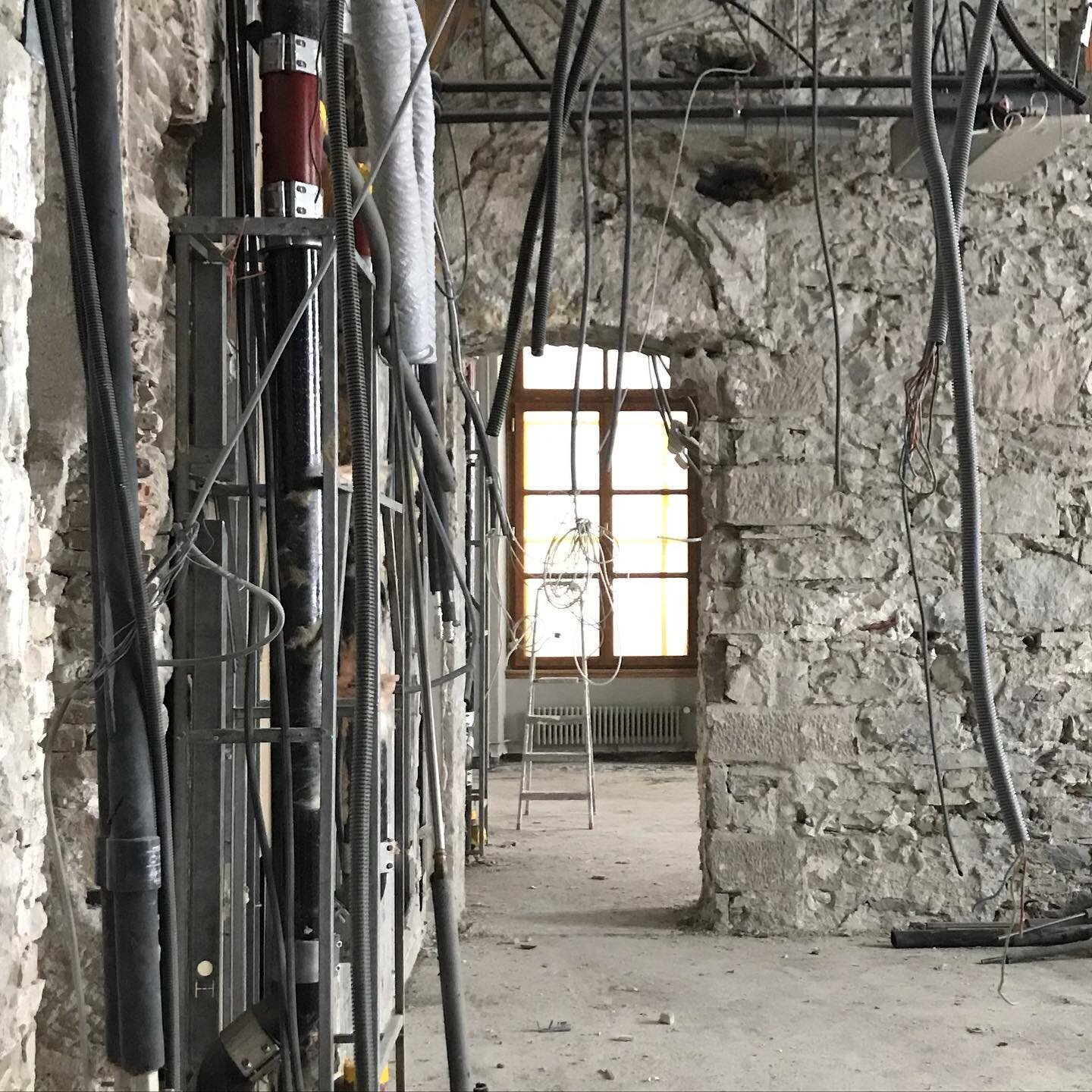 There&rsquo;s no turning back now!
The main strip out begins on the renovation of this grand old hotel in Geneva, The Metropole. #5starhotel #geneva #renovation #historicbuildings