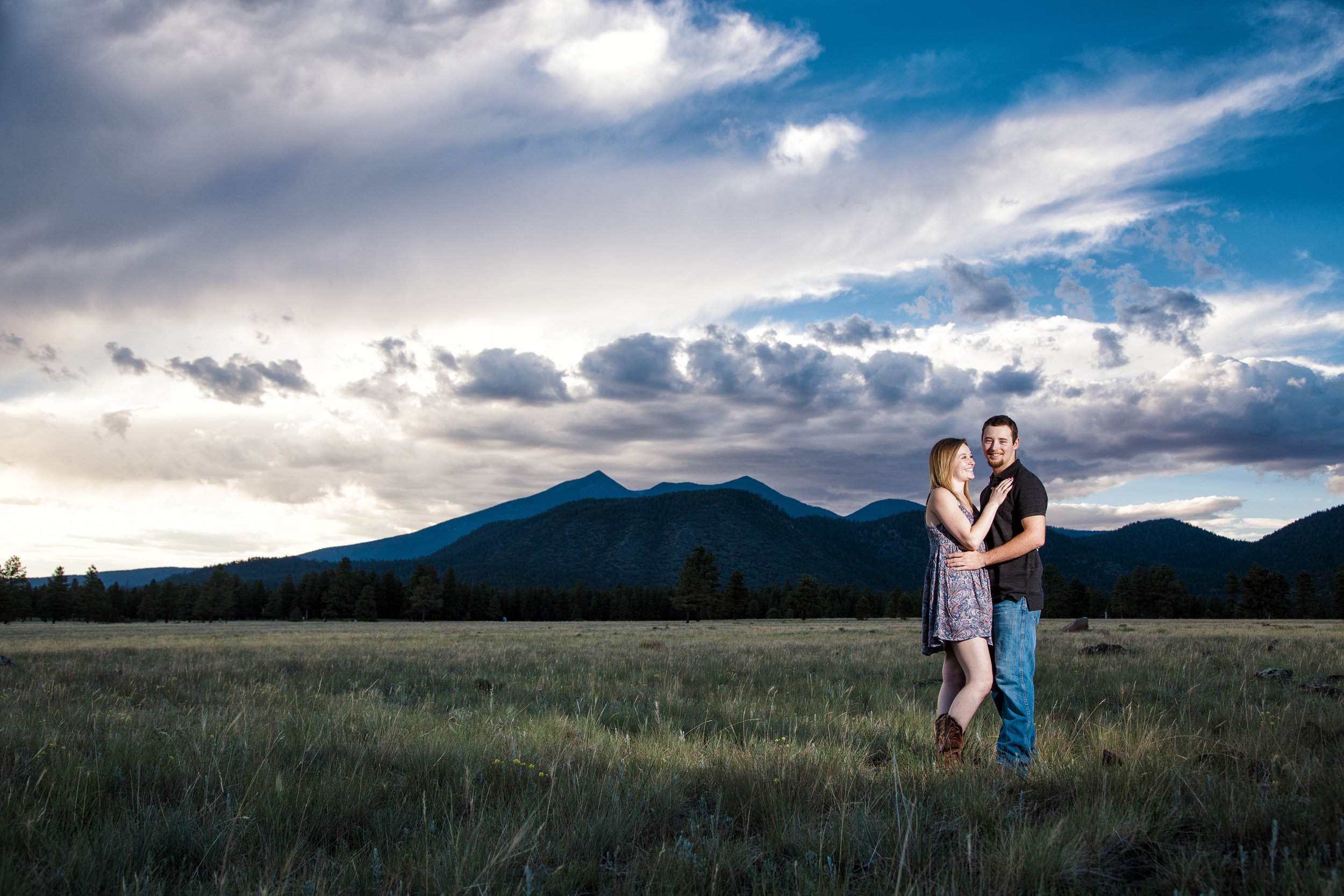 Buffalo Park engagement, Flagstaff wedding photographer