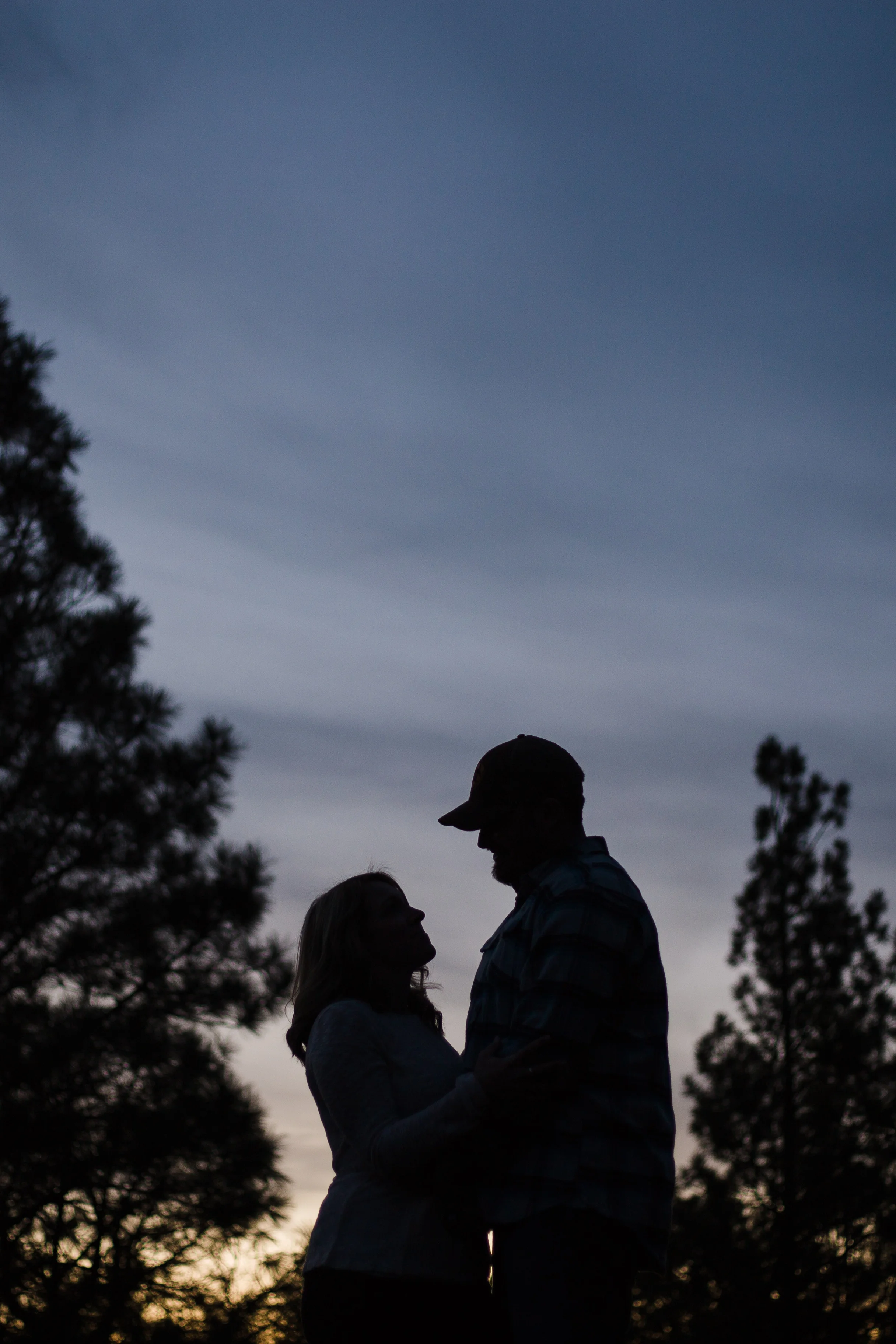 Buffalo Park at dusk.