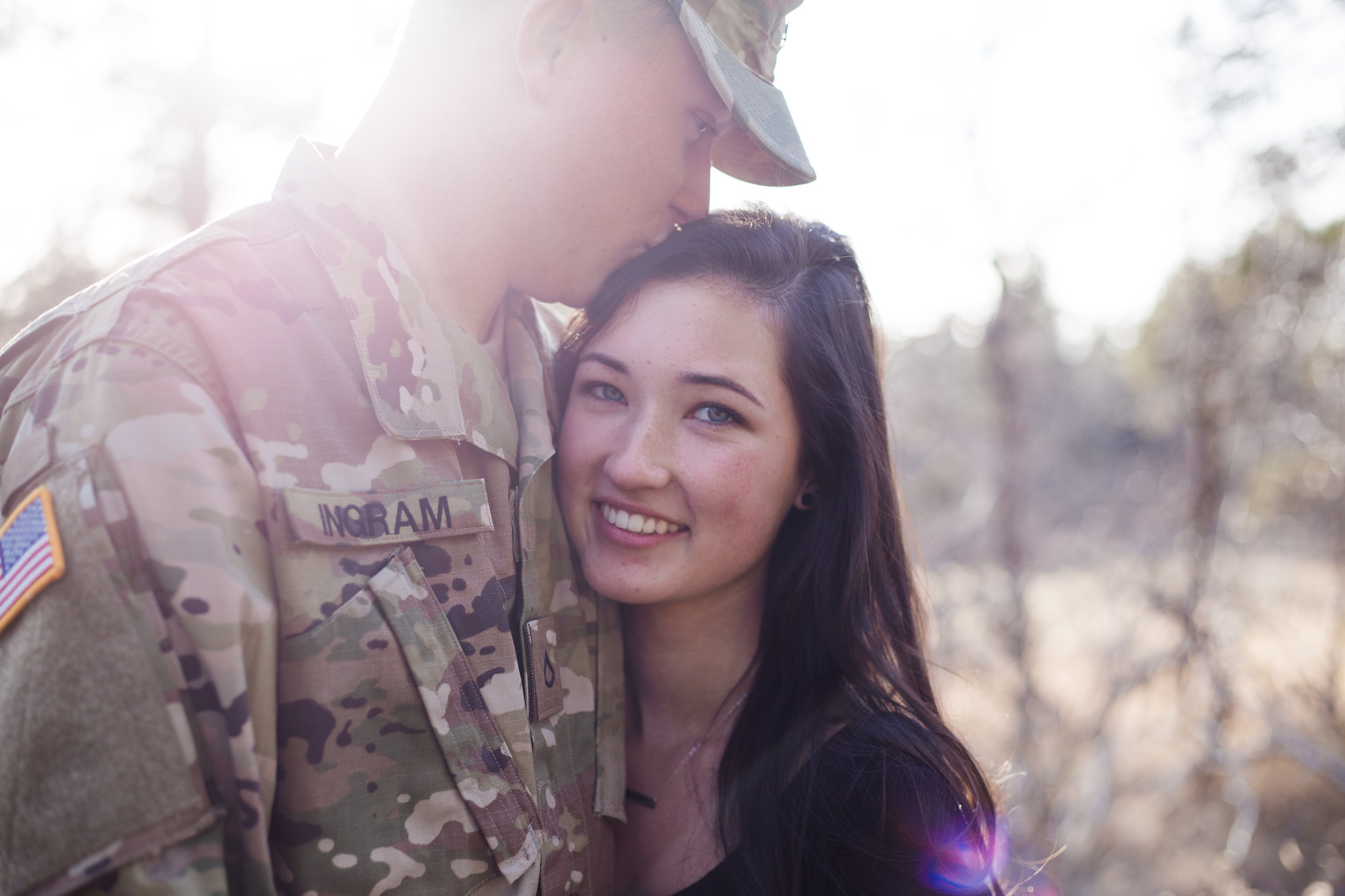 Flagstaff engagement photography, Mt. Elden.