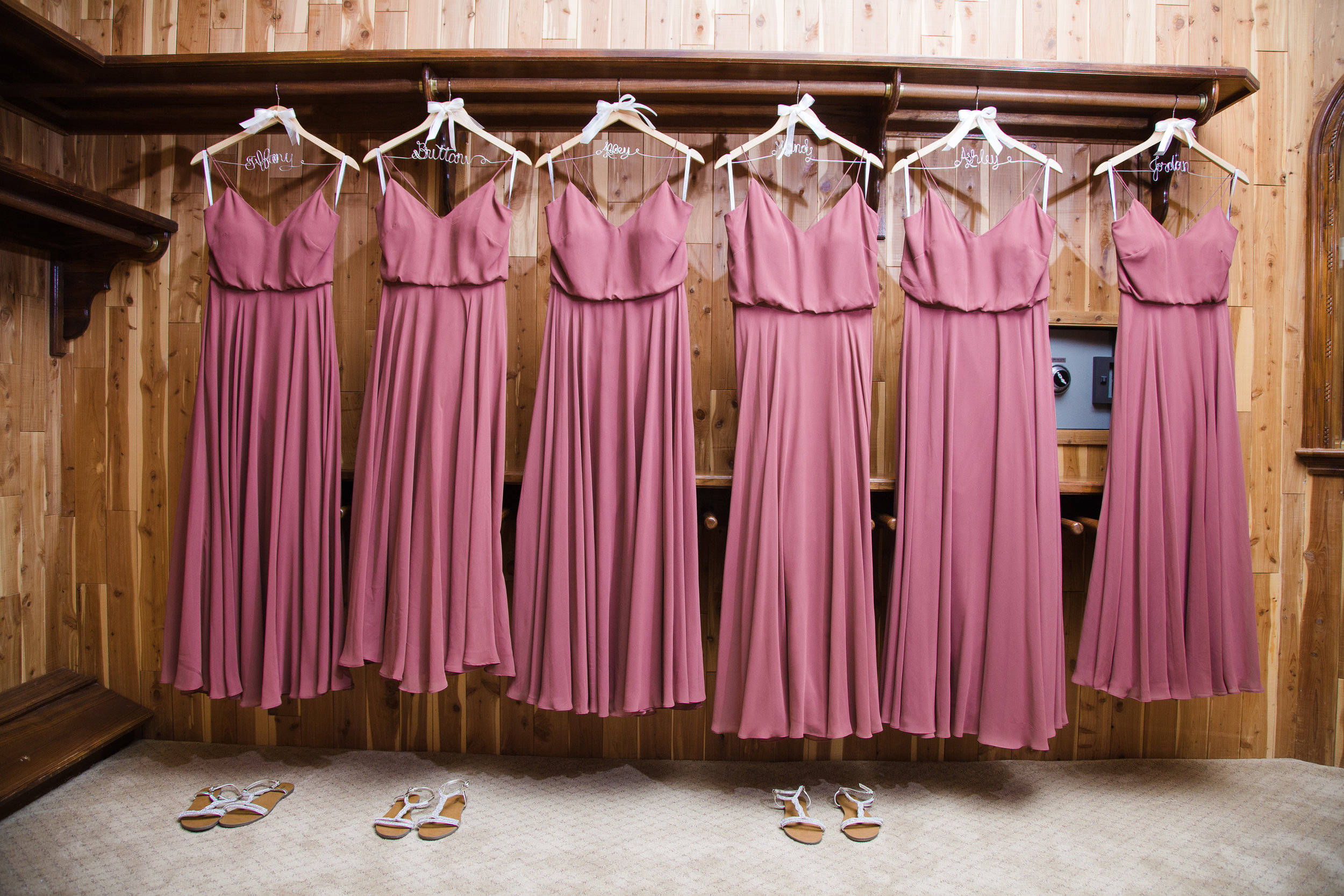 Chateau de Vie wedding details, bridesmaid dresses