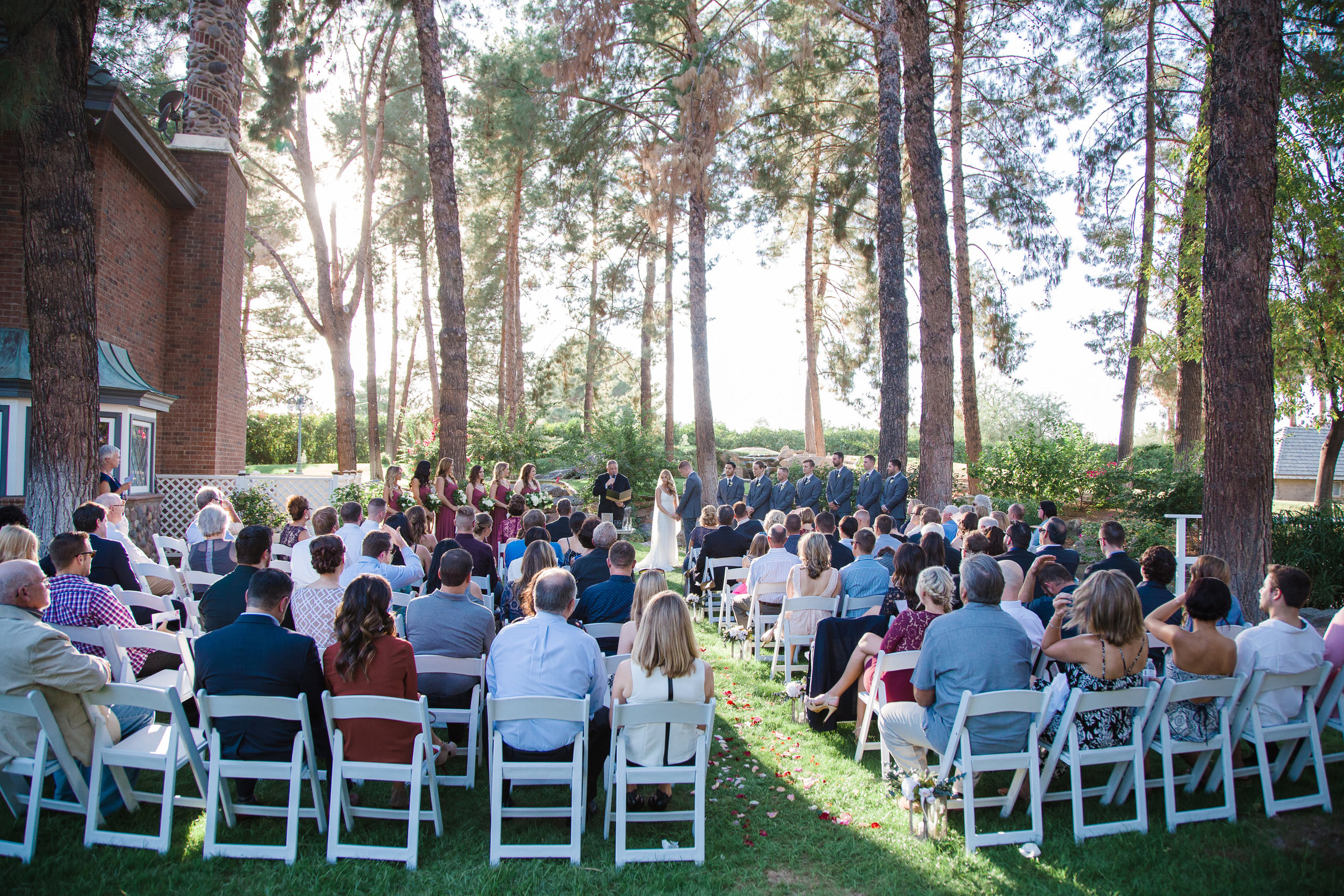 Chateau de Vie wedding ceremony