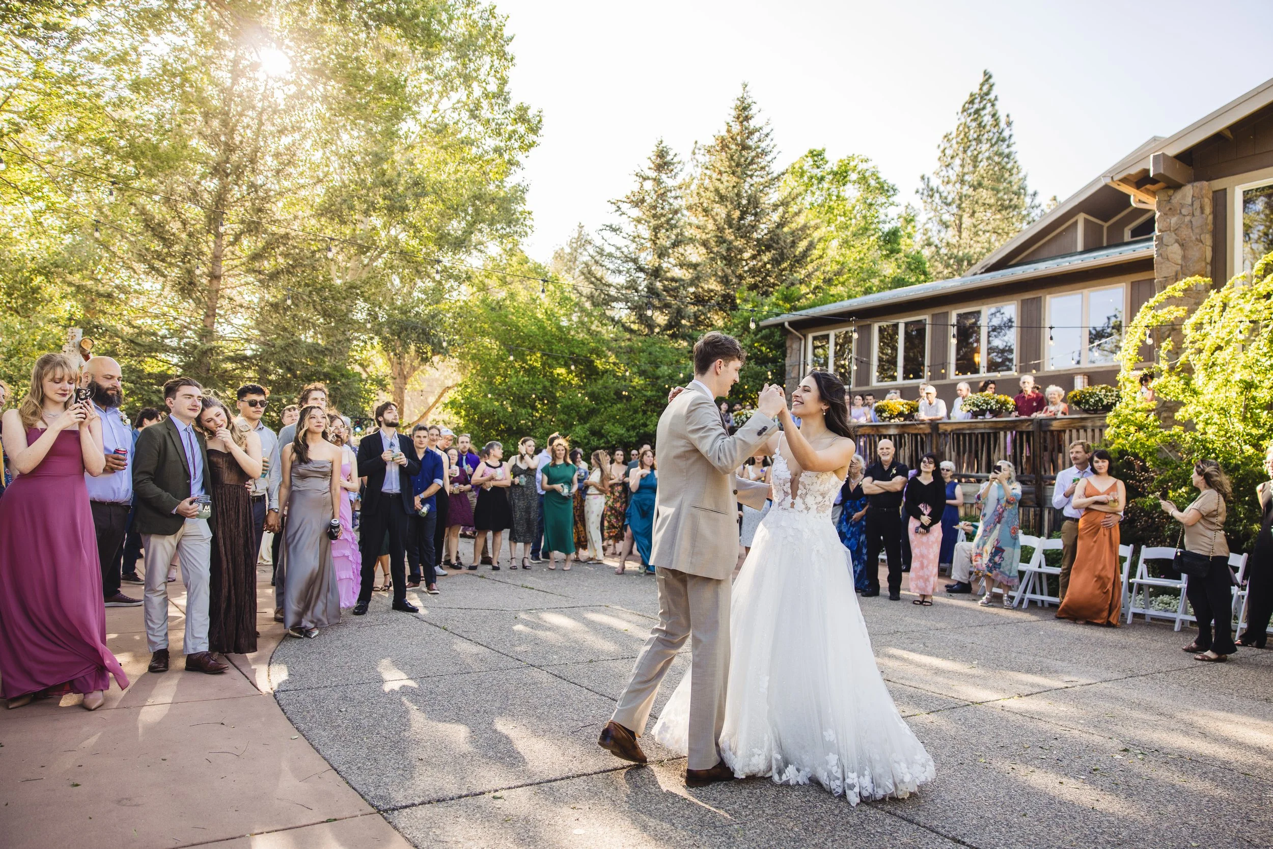 Lovely Summer Wedding Celebration at the Gardens at Viola's in Flagstaff