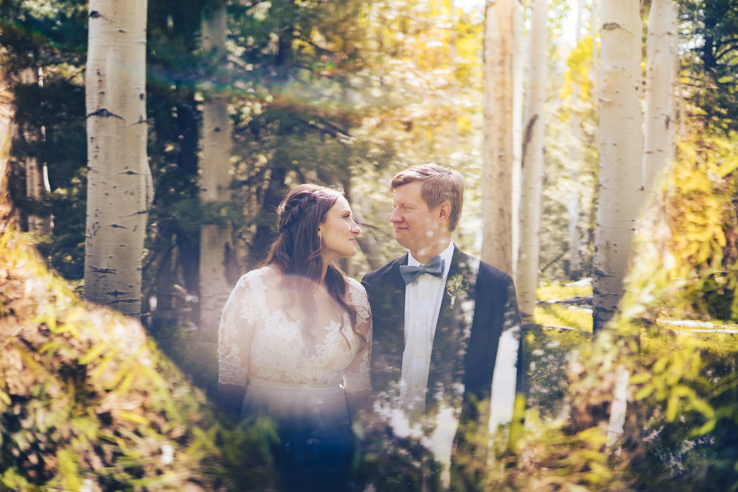 Arizona Snowbowl summer wedding celebration