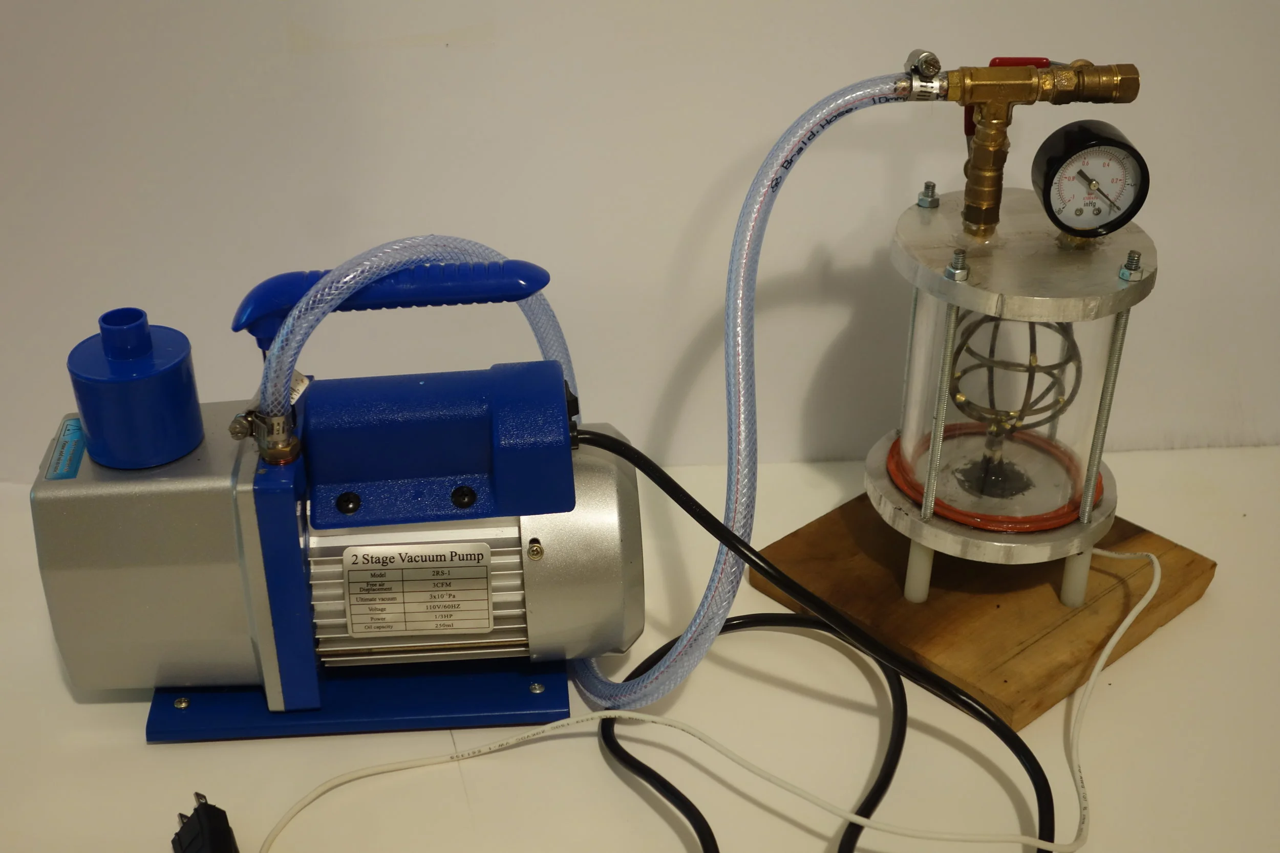 Vacuum Chamber and Pump