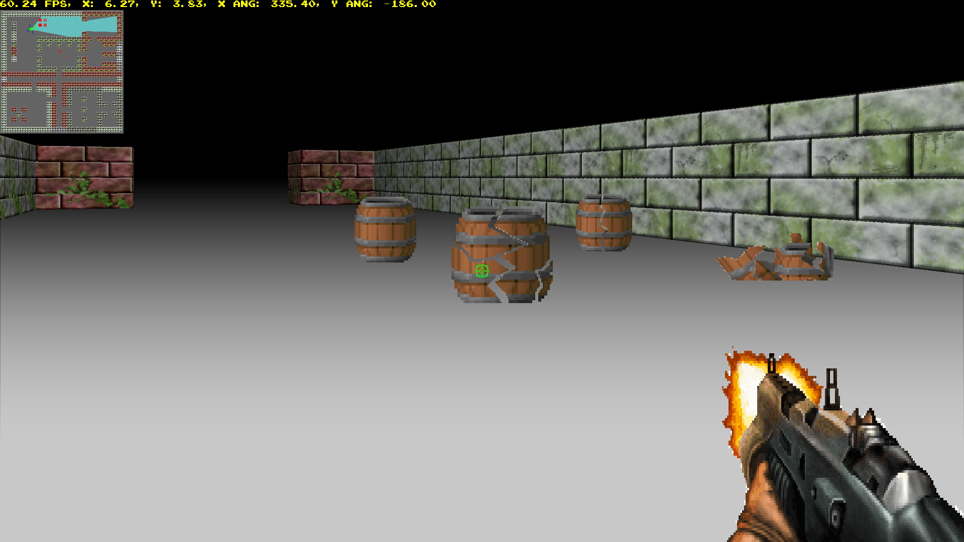 update version of my raycasting engine (now it has basic lighting