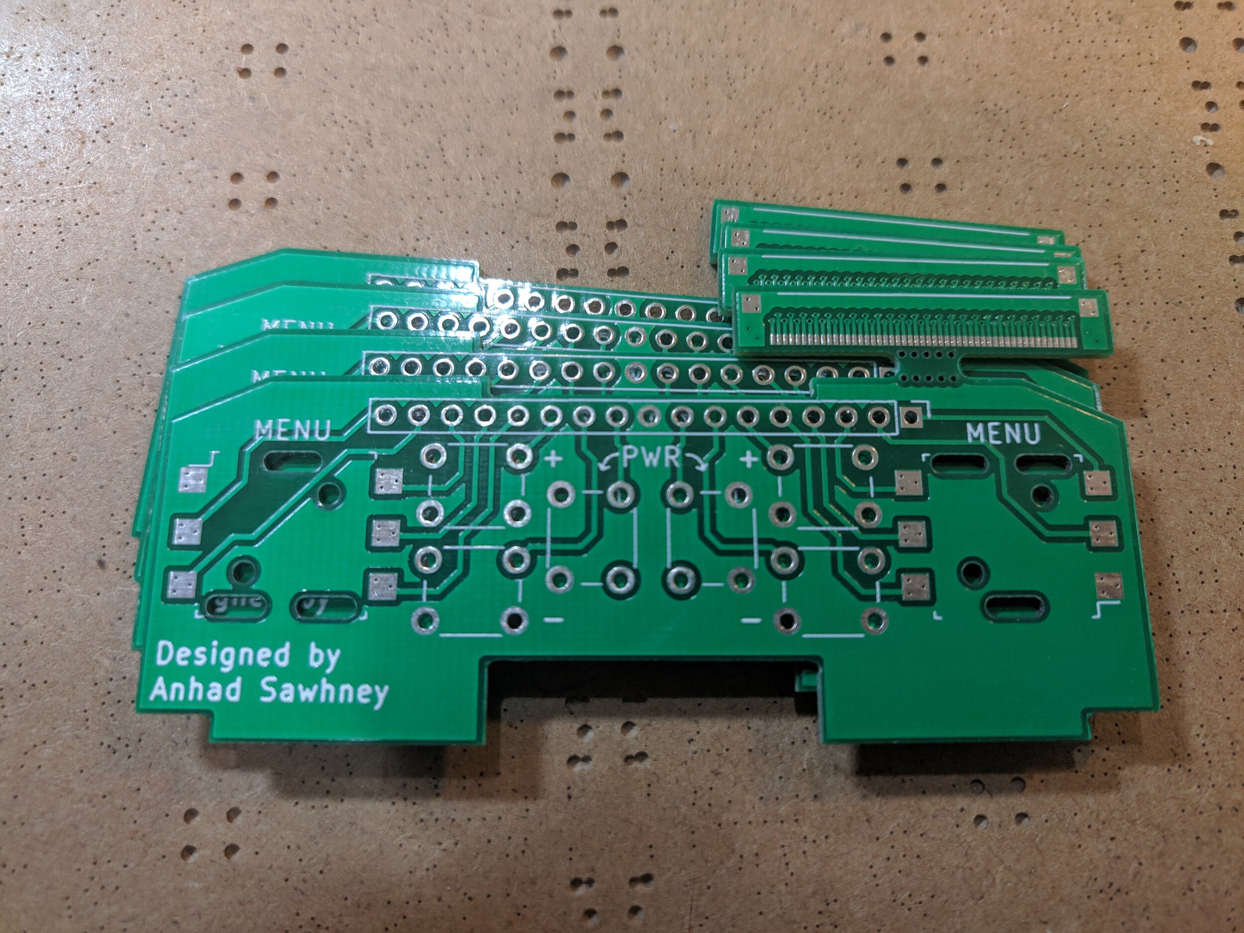 PCBs for the front panel