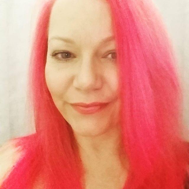 Think pink! Feel refreshed renewed and off to get some extensions and feathers added. One thing about being a serious healer is you don't have to be boring and grey you're supposed to uplift people. Life is for living and I choose to live it to the f