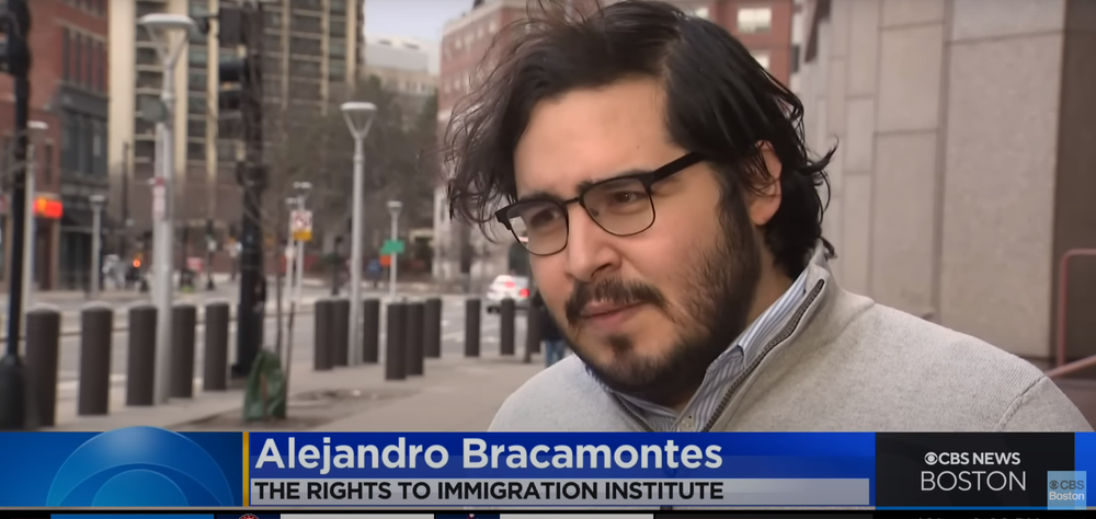 Alejandro Bracamontes interviewed by Tammy Mutasa on WBZ-Boston