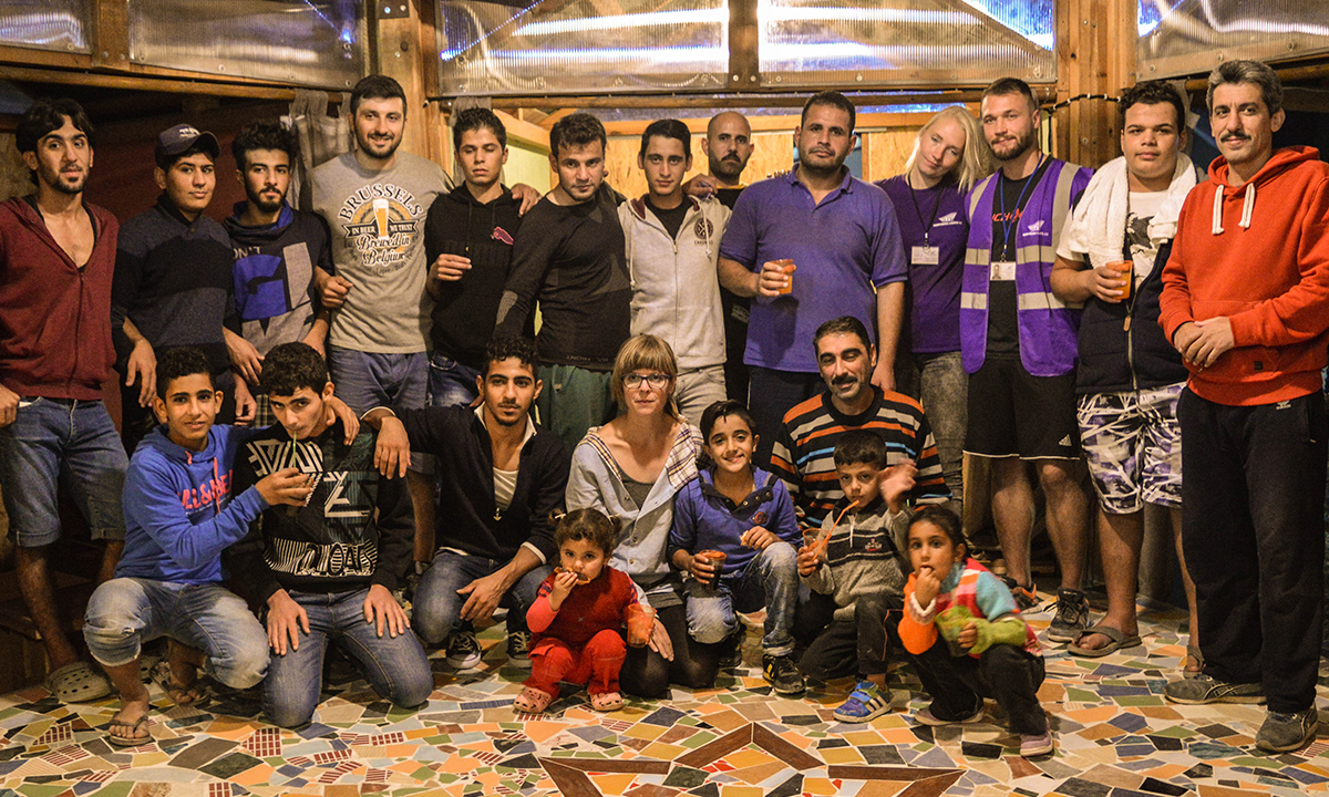 Roof for Humanity team l'Abri 2.0 in Kavala 2016