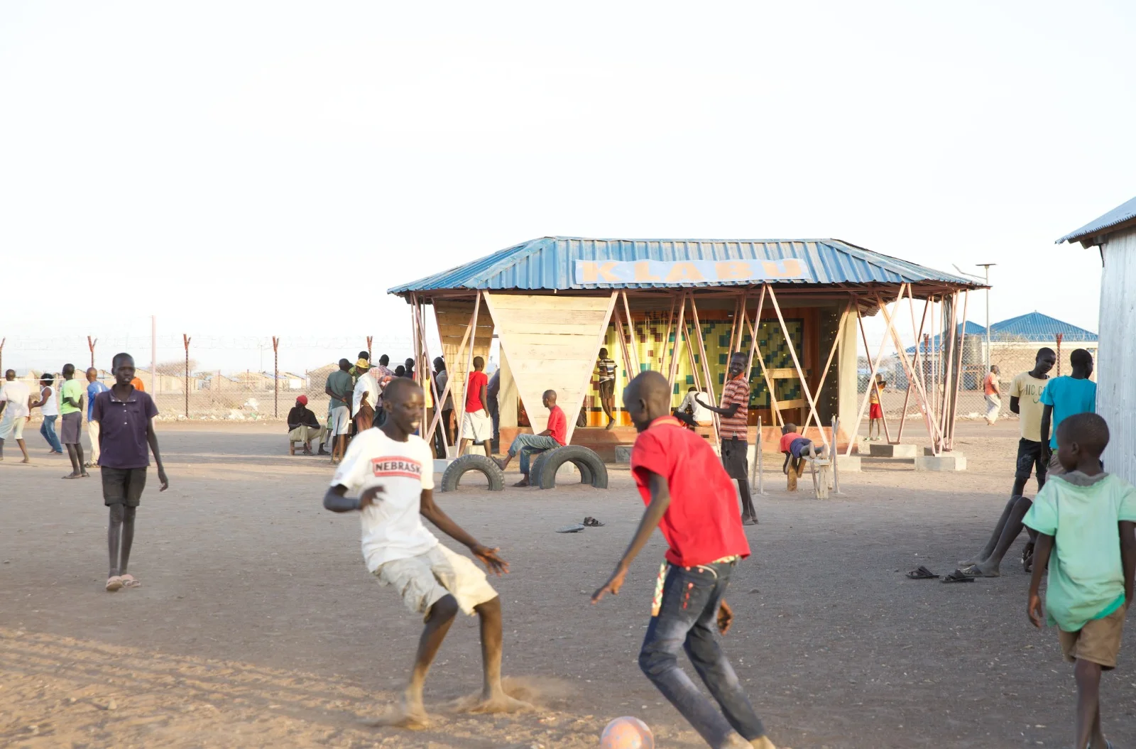 Klabu Sport Club House at Kallobeyei settlement village 1, Kenya
