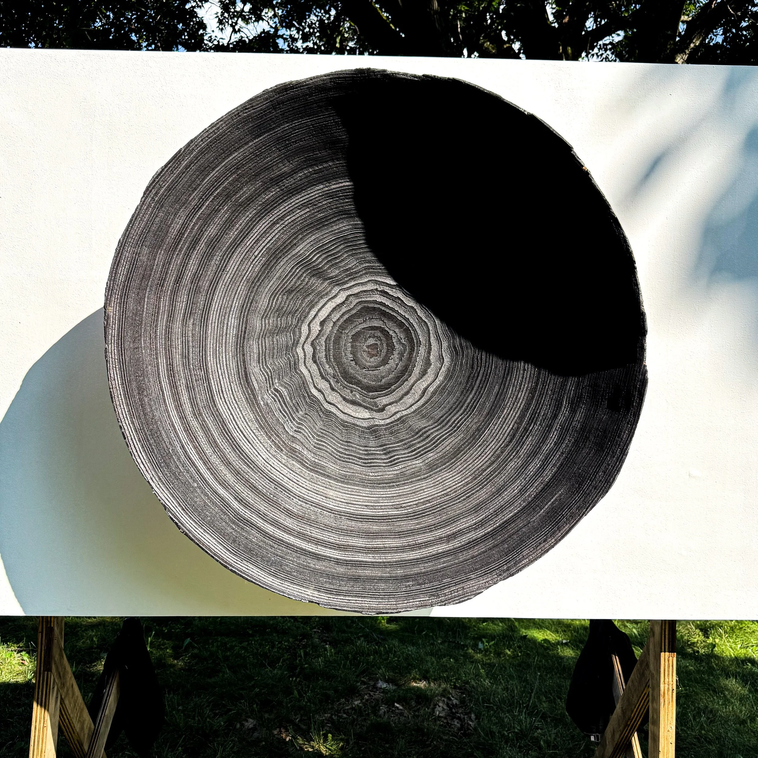 Deep Bowl with Yakisugi Finish