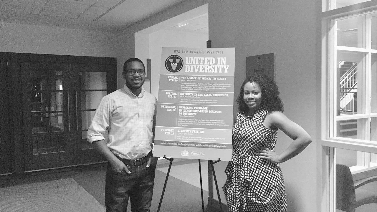 SBA Diversity Co-Chairs Charles West (left) and Camille Grant (right). Photos courtesy of Charles West.