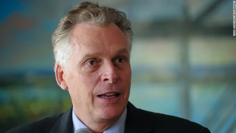 Virginia Governor Terry McAuliffe. Photo courtesy of CNN.