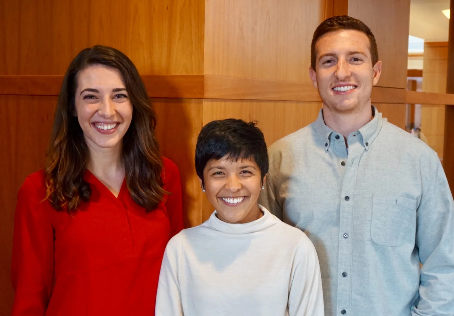 From Right to Left: Irina Danescu, Chinny Sharma, and Philip Doerr, the founders of Law, Innovation, Security and Technology