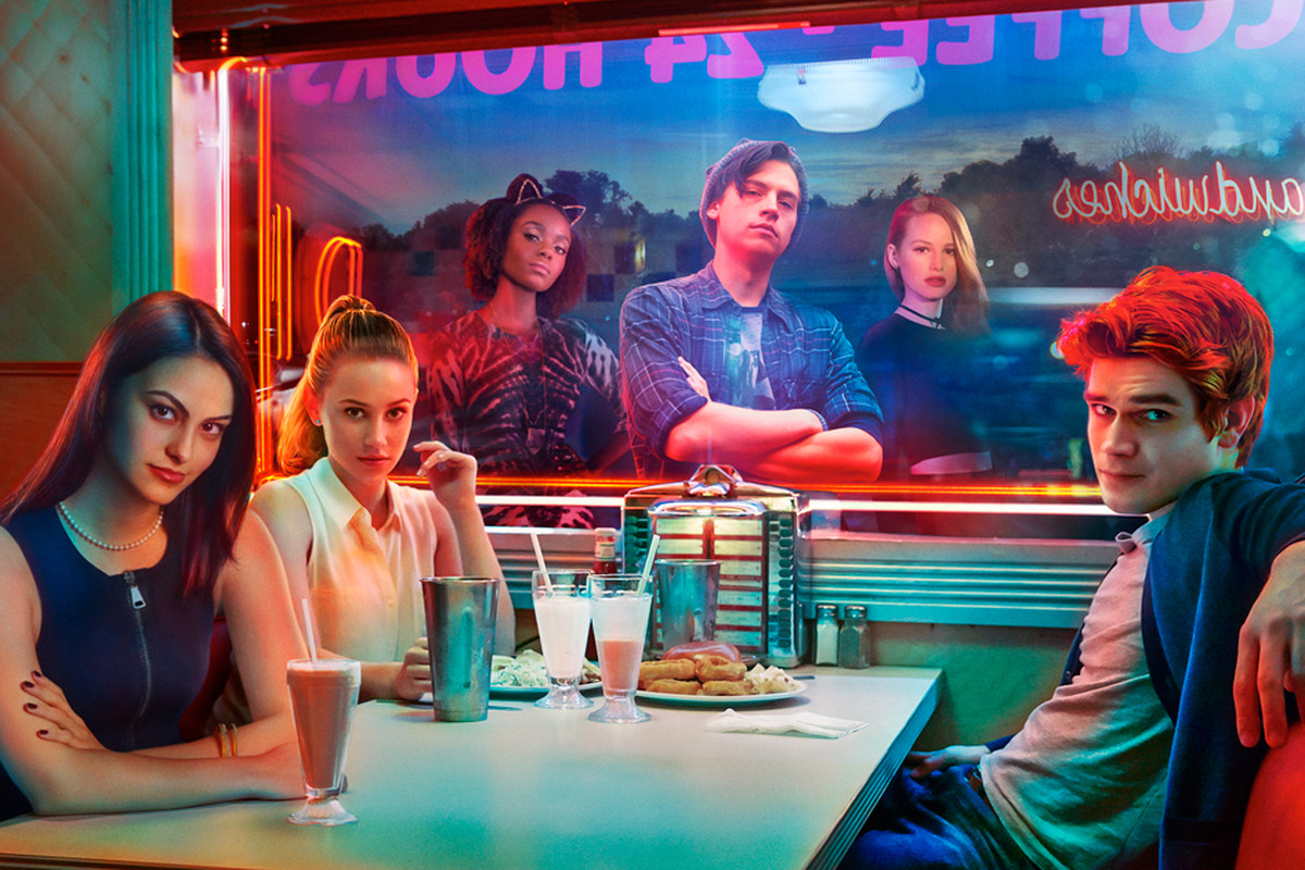 The malt-shop love triangle is still there but this Riverdale aims at more than just Archie on TV. Photo courtesy the CW.