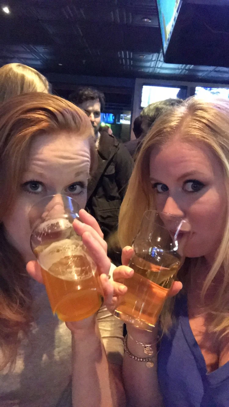 Hopkin and Malkowski living their best 3Lol lives. Photo courtesy of Kim Hopkin ’19.
