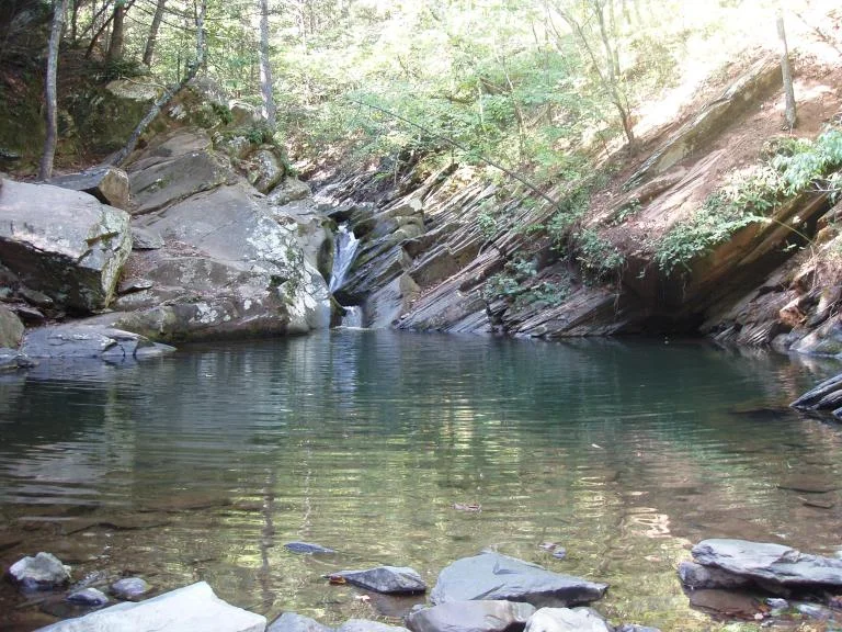 Blue Hole, somewhere your ancestors would be ashamed that you hangout with no shelter. Photo courtesy of Healthy in CVille