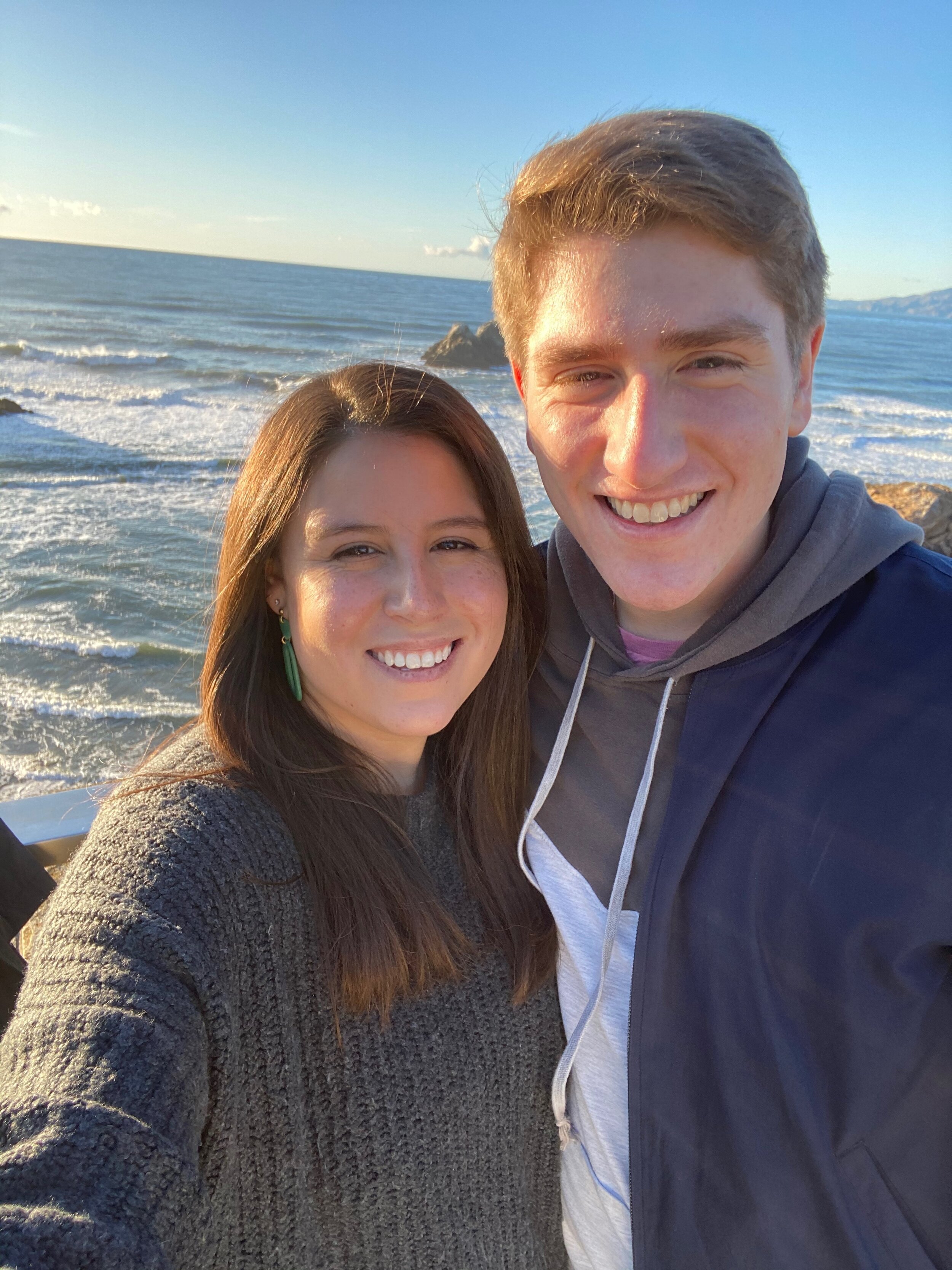 Pictured: Sam and Maria enjoying their pre-quarantine activities. Photo Courtesy of Maria Luevano ‘21 and Sam Pickett ‘21.