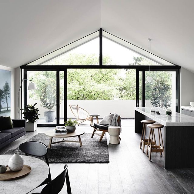 Open Floor Plan and Indoor-Outdoor Living as beautifully exemplified by Architect Robert Mills