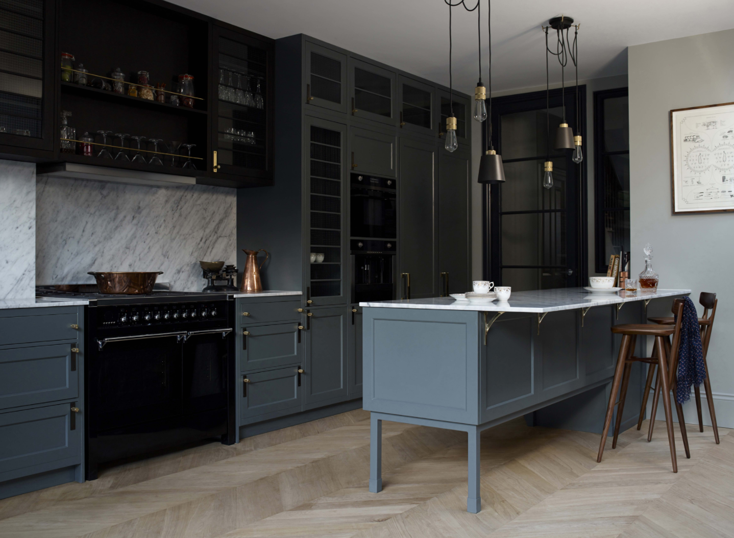 Buster and Punch's 'Butcher's kitchen' provided some great inspiration for our color selection
