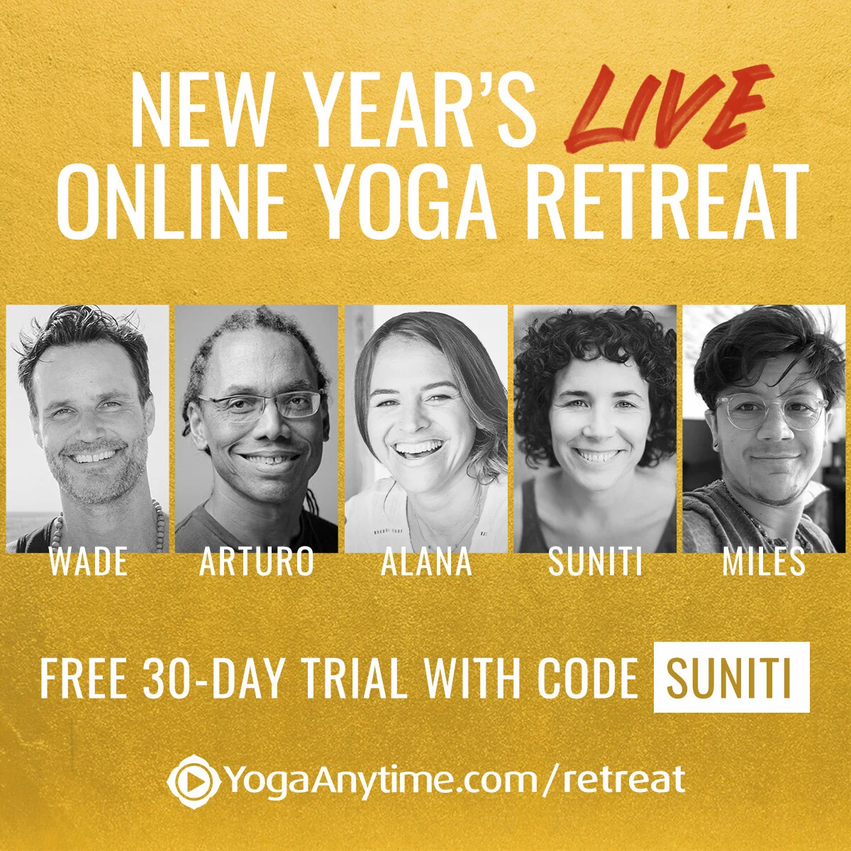 Yoga Annytime's Live Online Yoga Retreat