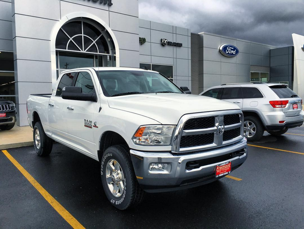 The day I drove the RAM home. This was the last brand new 2015, RAM 2500 4x4 crew cab in Wyoming. A bevy of 2017's would soon take its place on the lot.