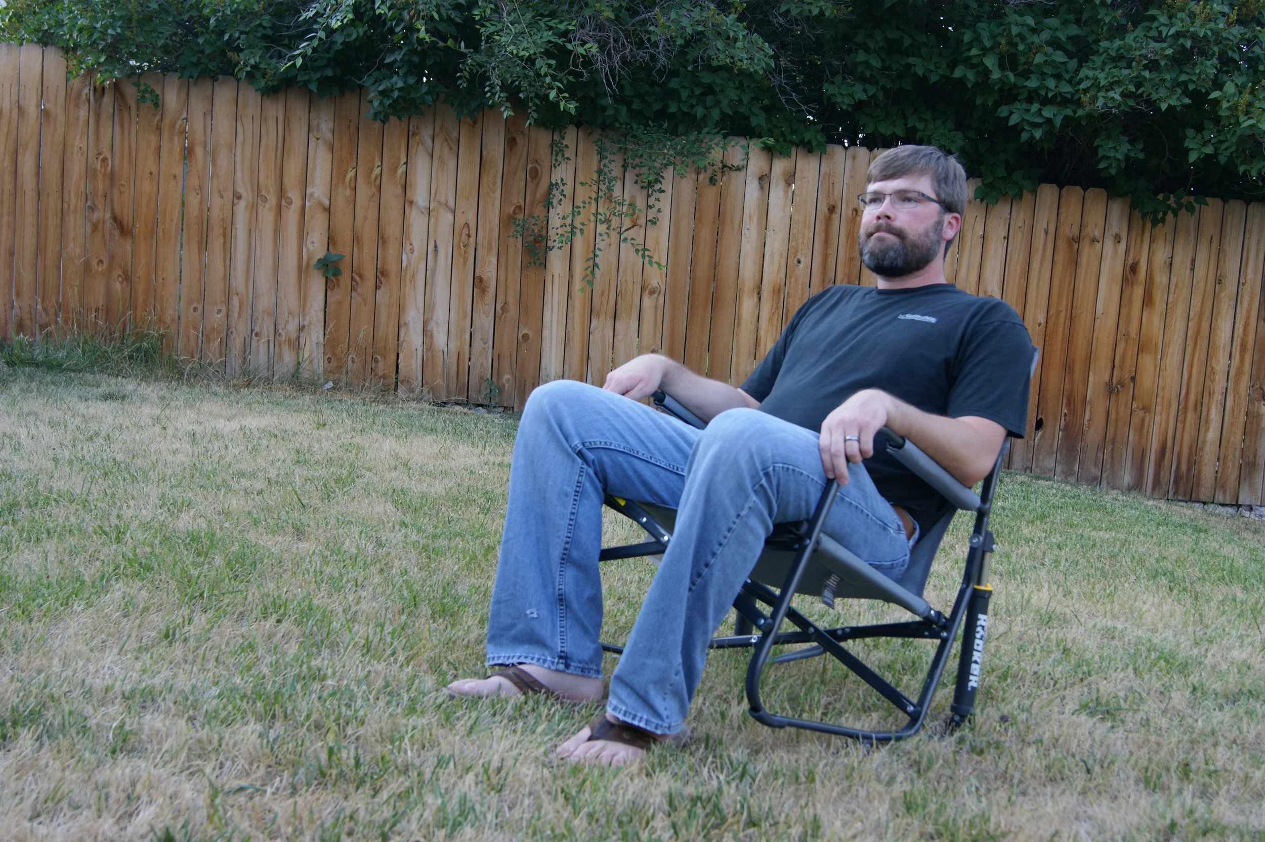 Here I am, much happier and well supported. Sorry I'm not better looking.