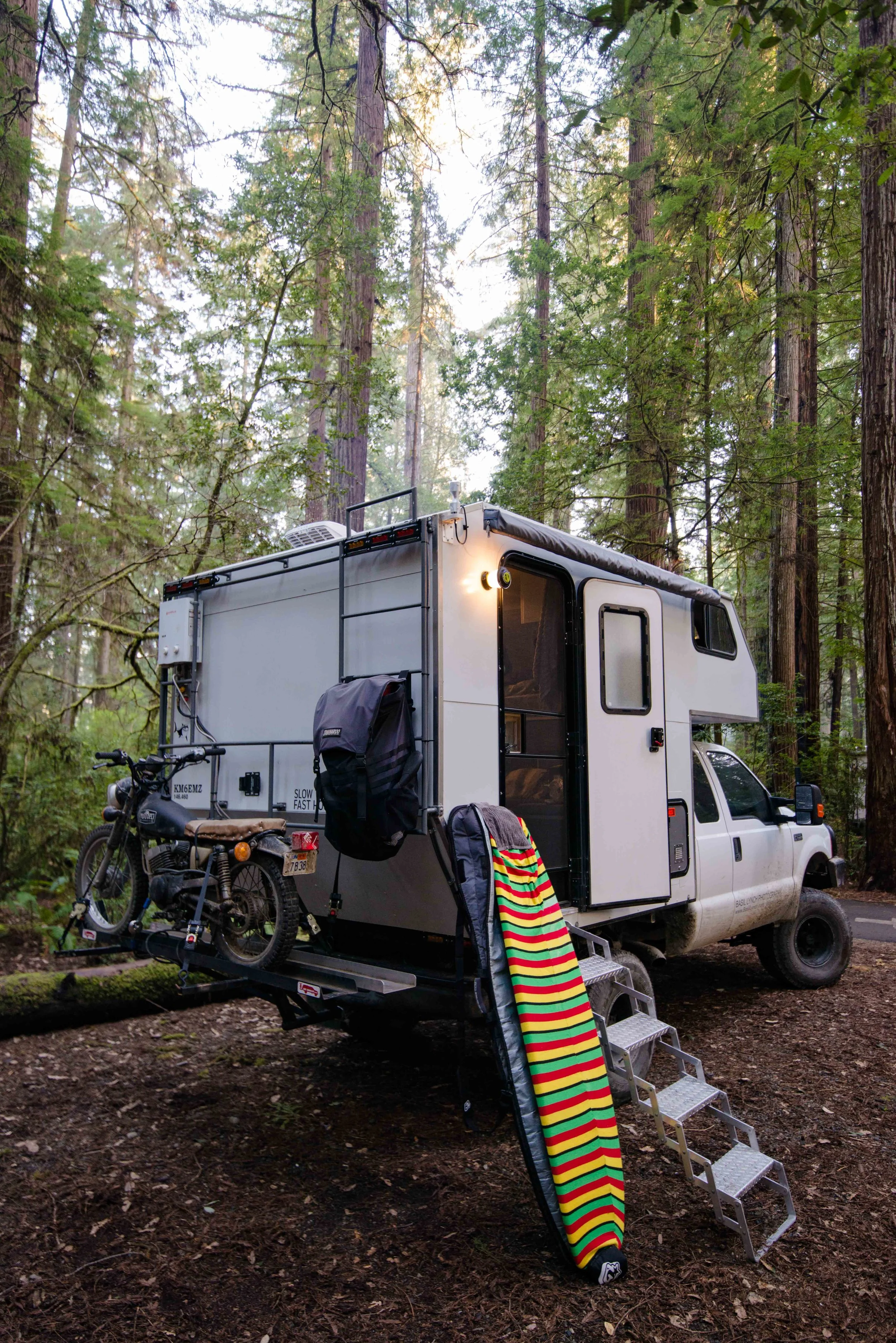 2000 f250 steering gear box on This Expedition Camper Breaks All The Rules Overland Kitted