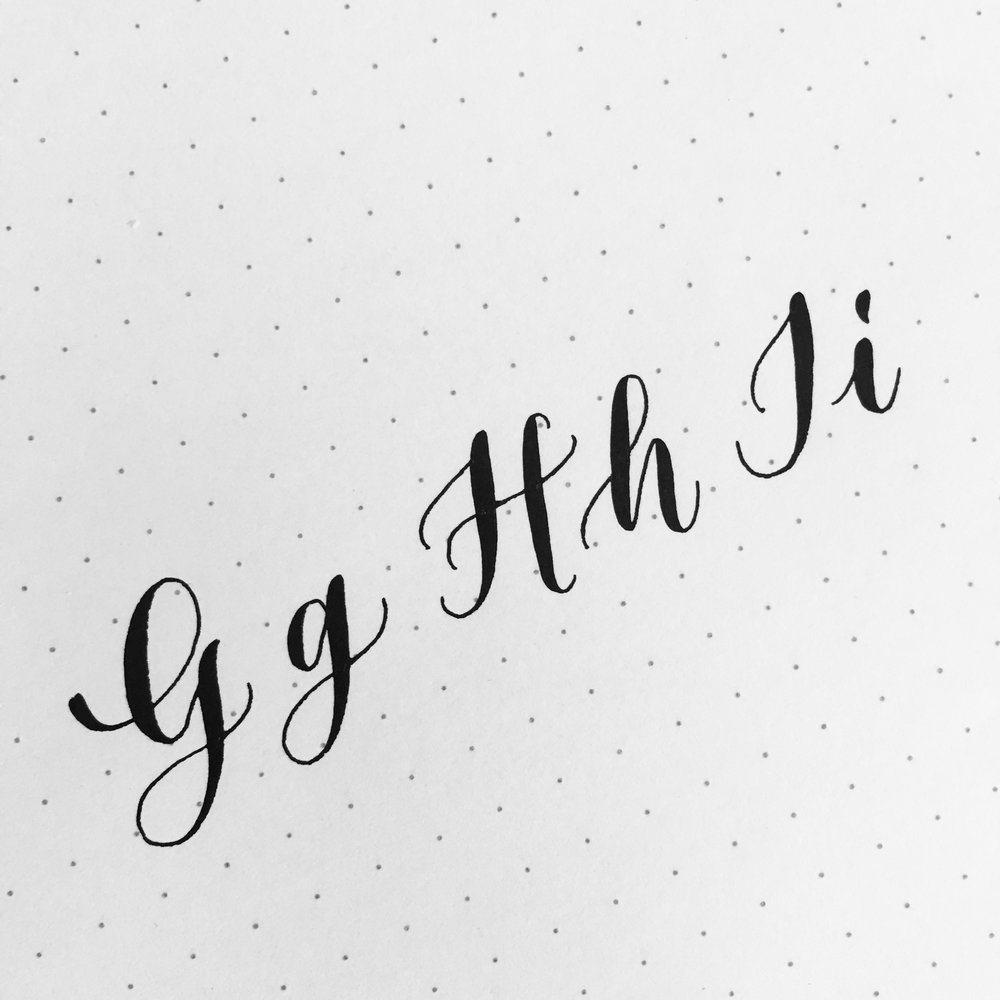 Paperloveme Calligraphy Wednesday Tip How To Modern Calligraphy G Through I Video Reminder Paperloveme Calligraphy Wednesday Tip How To Modern Calligraphy G Through I Video Reminder