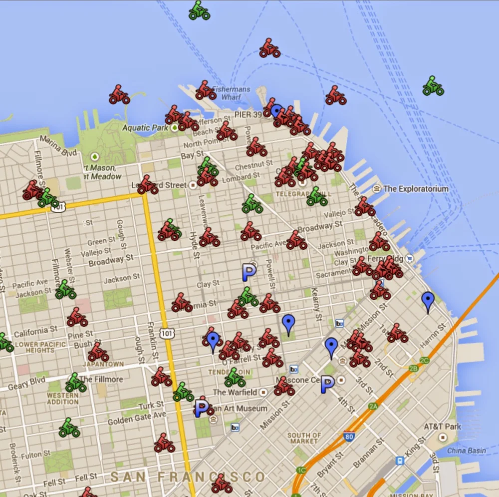 Motorcycle Parking San Francisco Map Reviewmotors.co