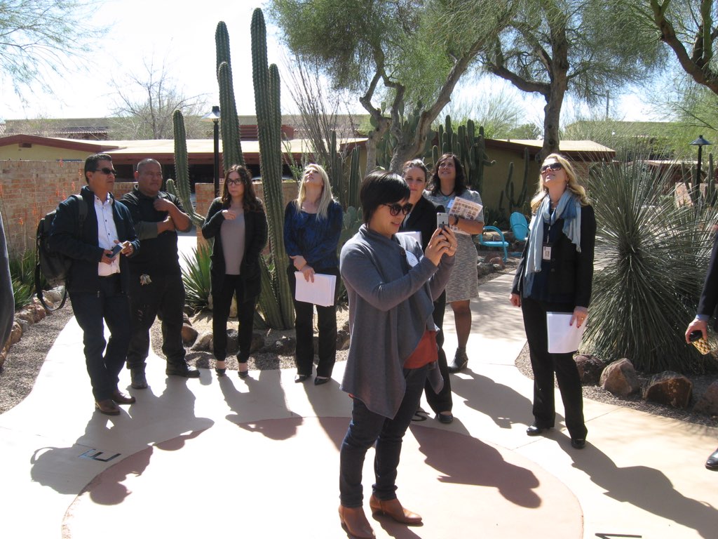 At the Pasqua Yaqui Museum in Tucson, Arizona during a Peer Exchange Panel for the Rose Center.