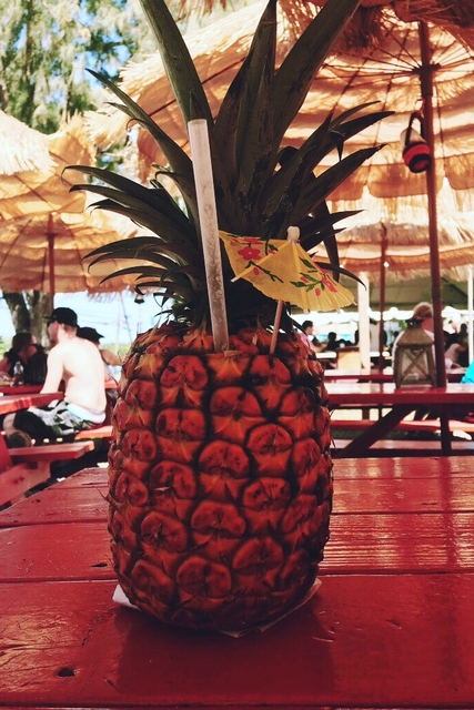 Tropical pineapple drink