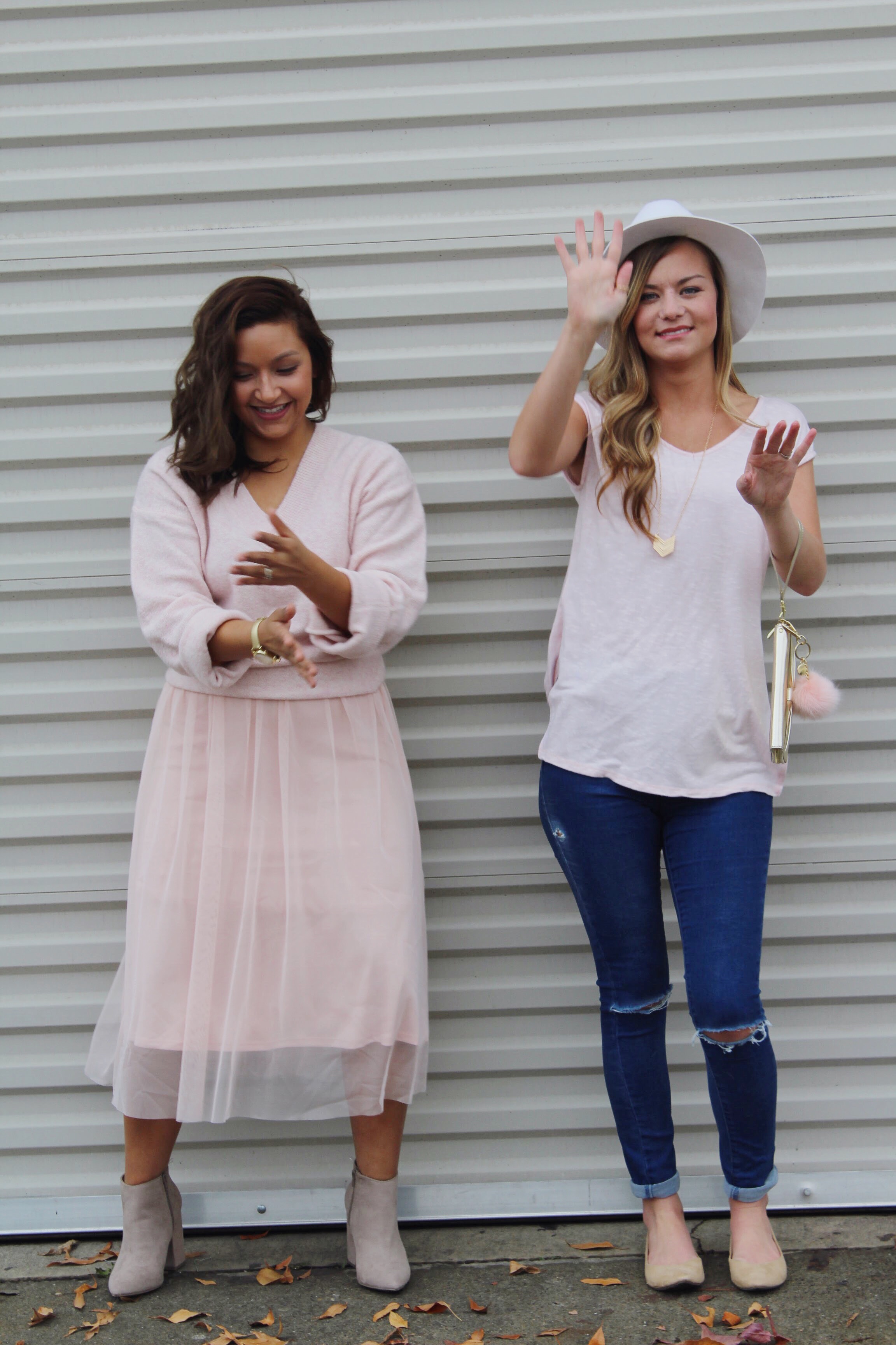 Monochromatic Inspired Looks with millennial pink   