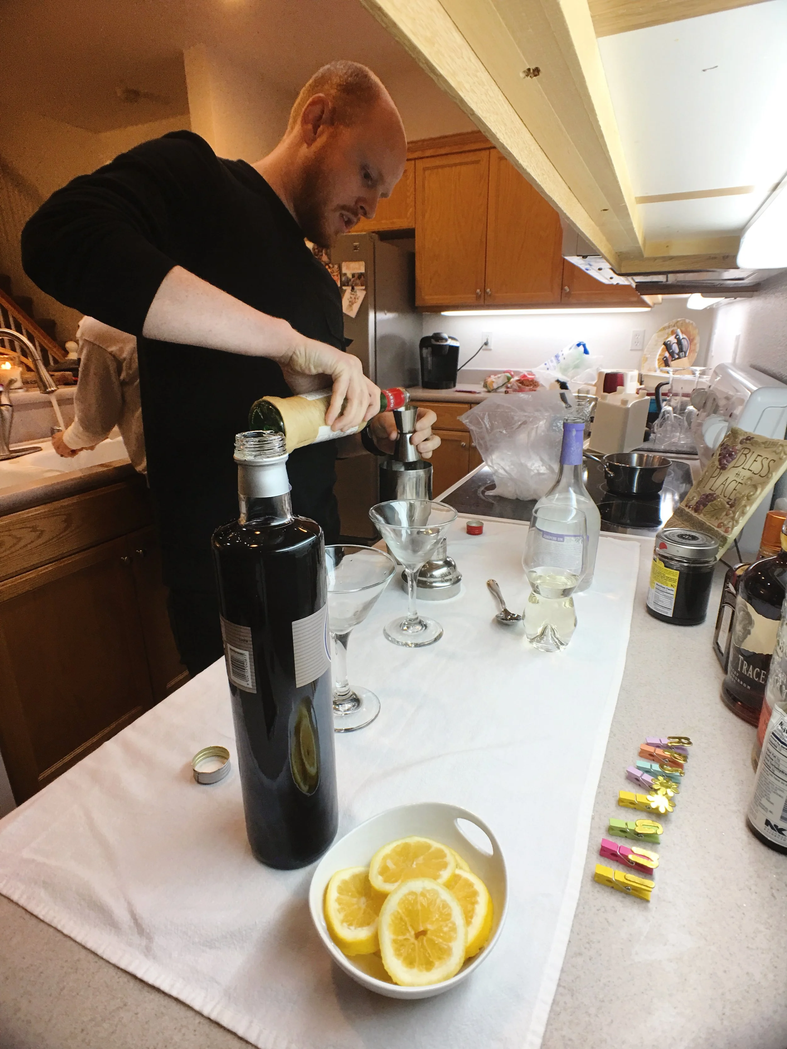 James Mark as the Oh Honey Bee Inspired official bartender and drink mixologist. 