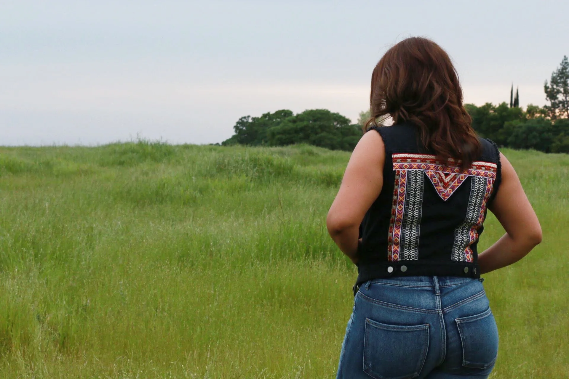 Embroidered Black Vest from the H&M x Coachella Collaboration 