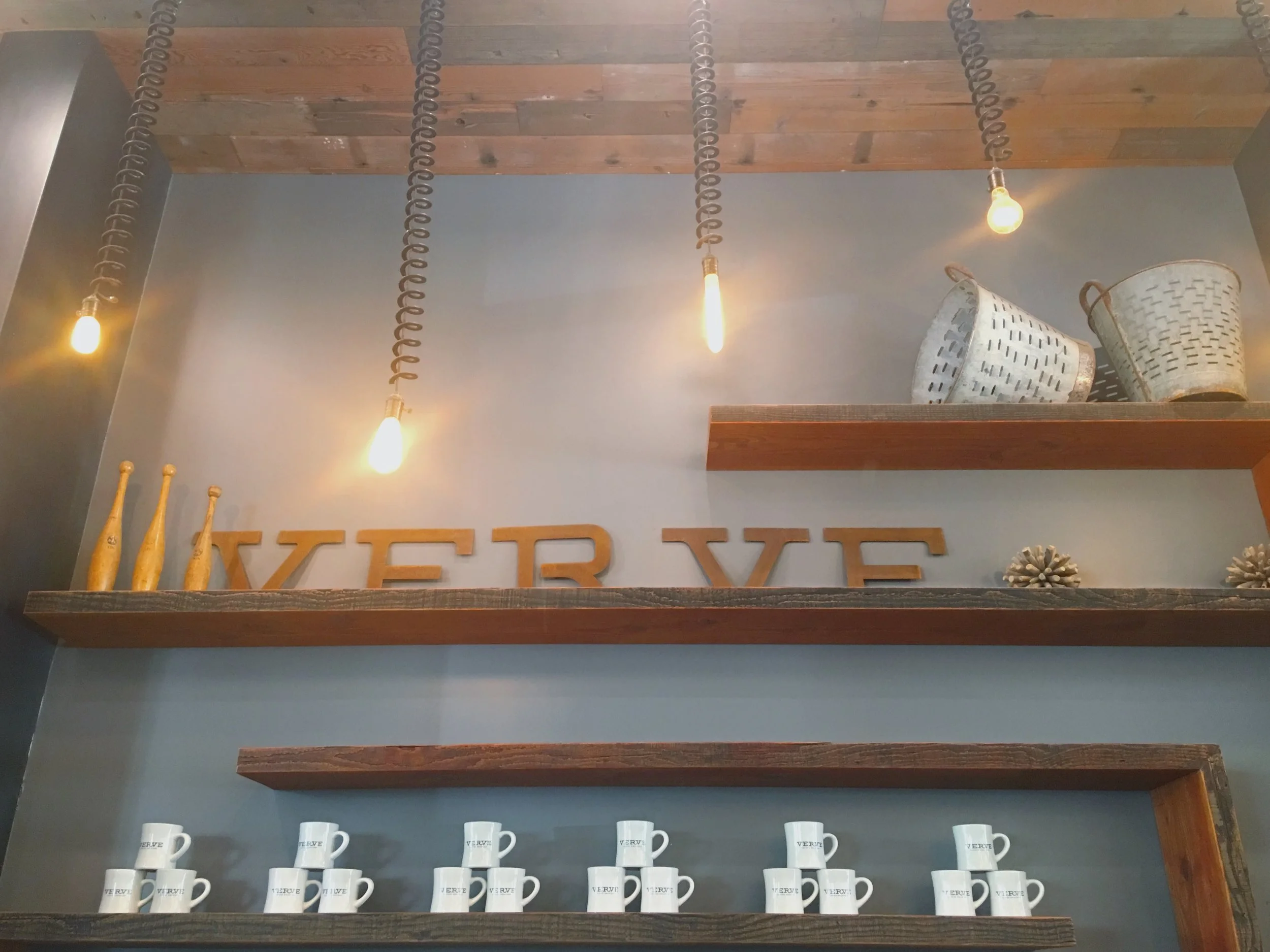 Verve Coffee Shop in Santa Cruz, California. 