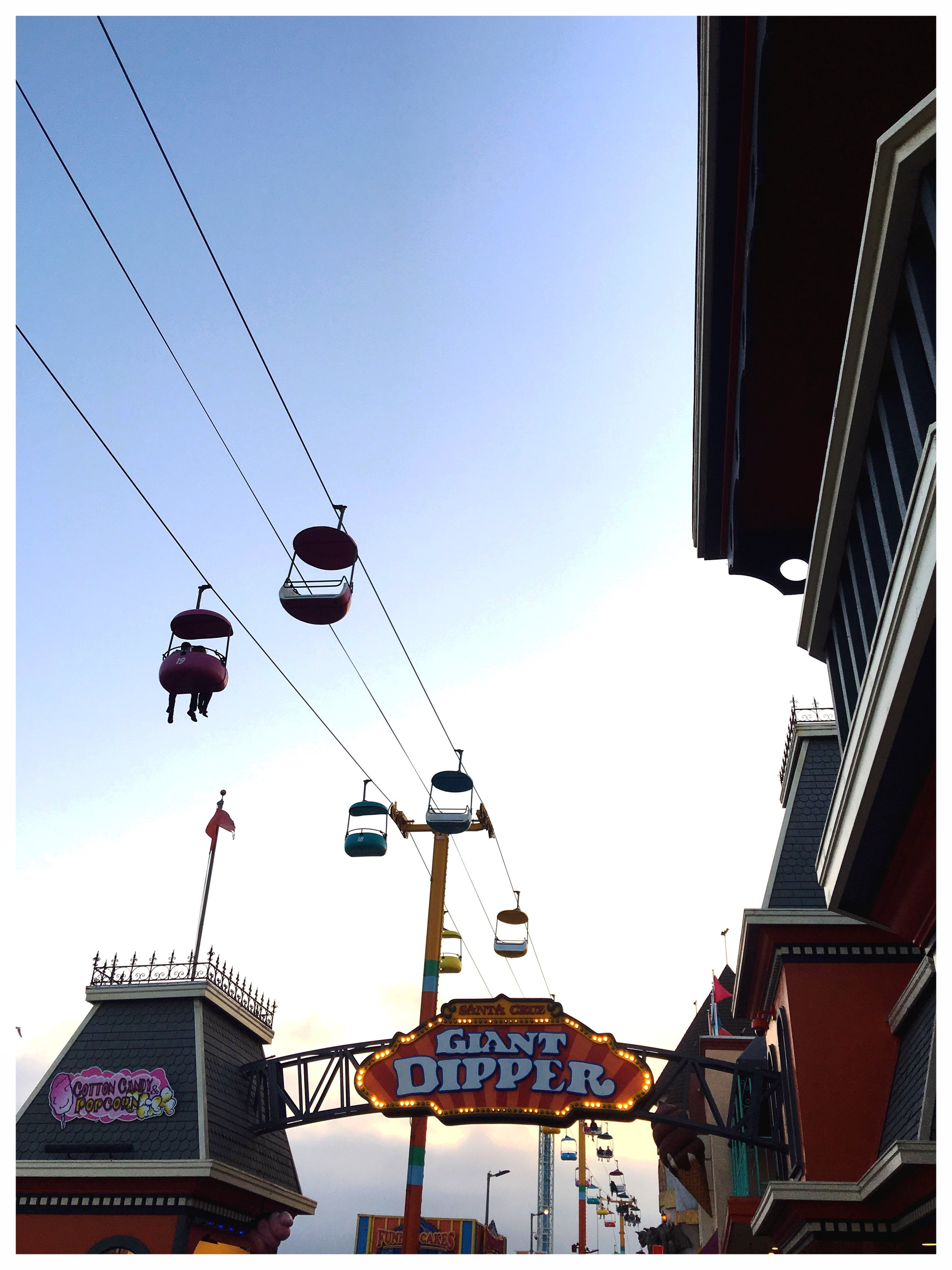 Santa Cruz Giant Dipper Roller Coaster 