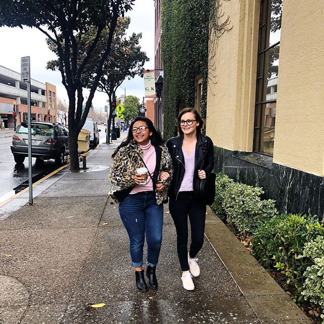 We see you Monday and we&rsquo;re ready for you... kind of. 😊😊 #leopardprint #pastels #coffee #runningoncaffeine #bestiegoals #california  xoxo S&amp;A