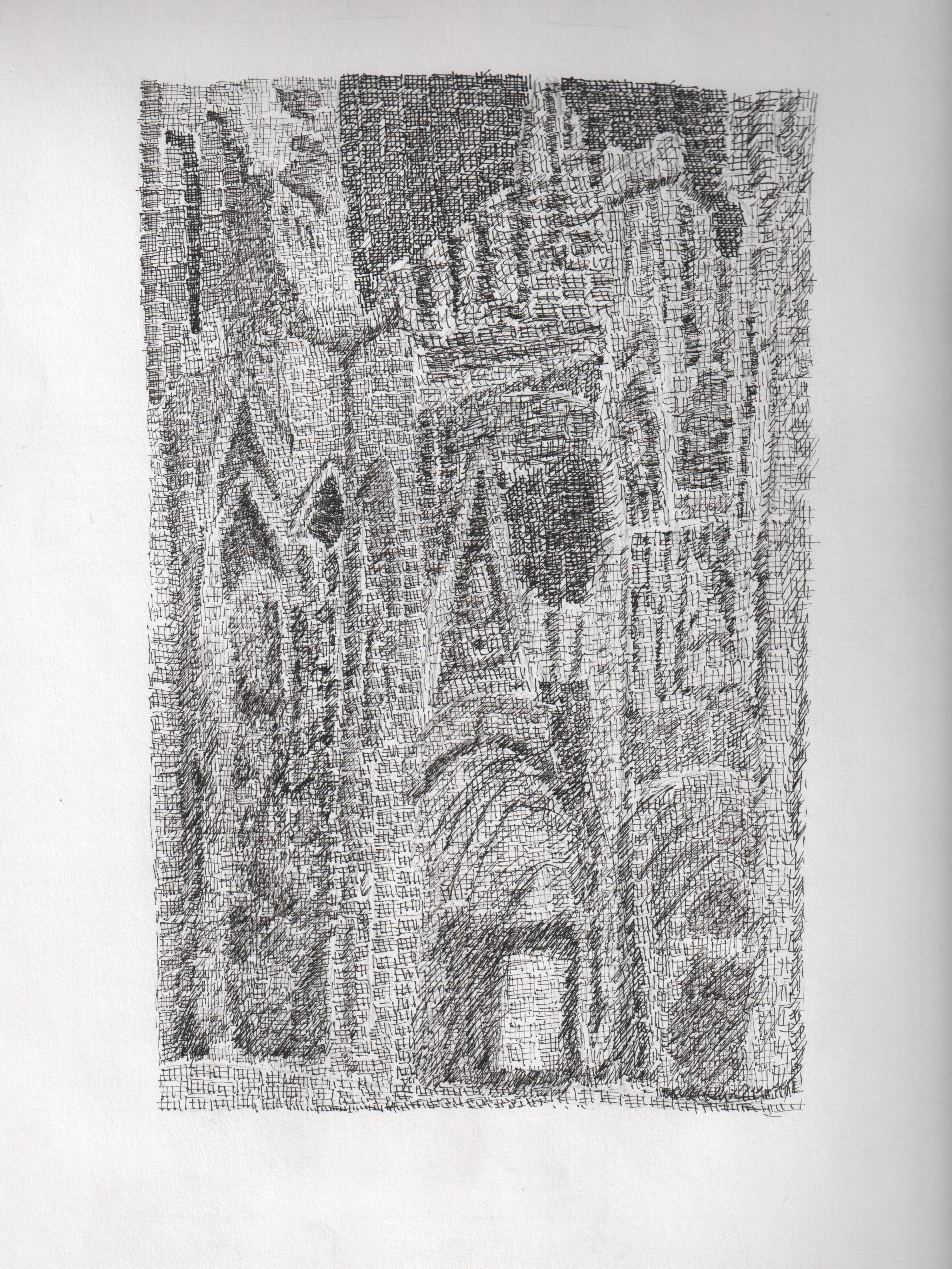 Rouen Cathedral; Sunset - Claude Monet