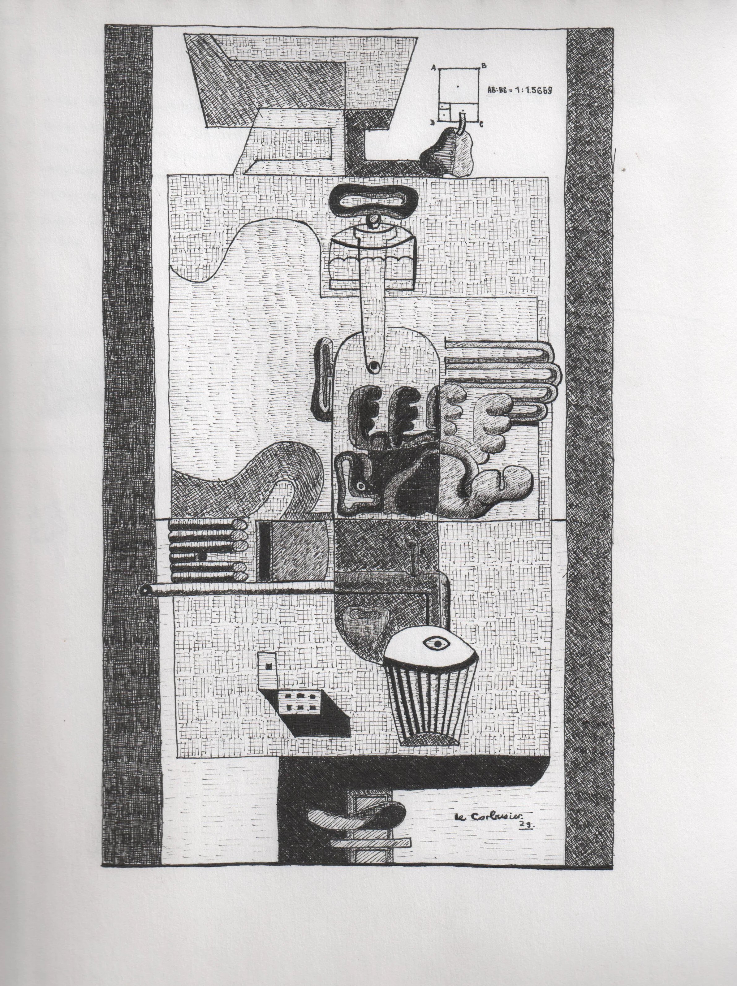 Composition Avec Une Poire 1929 - Le Corbusier