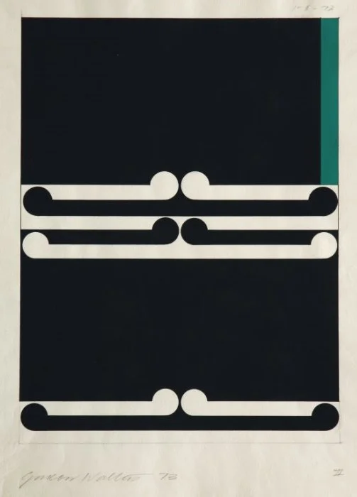 Chartwell Collection, Auckland Art Gallery Toi o Tamaki, New Zealand Image credit: Gordon Walters Untitled , 197 3 Gouache on paper 310 x 235 mm