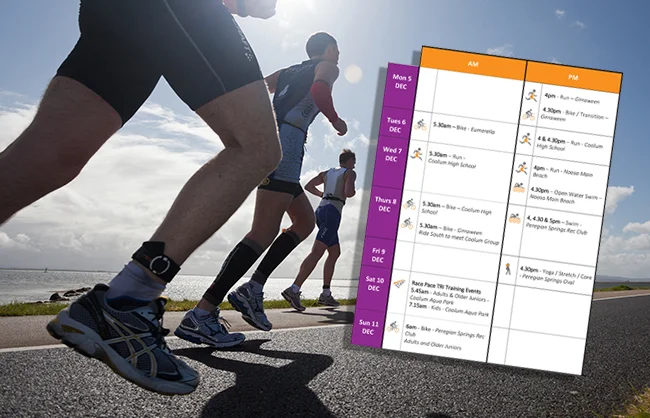 Training Timetable Race Pace Coaching