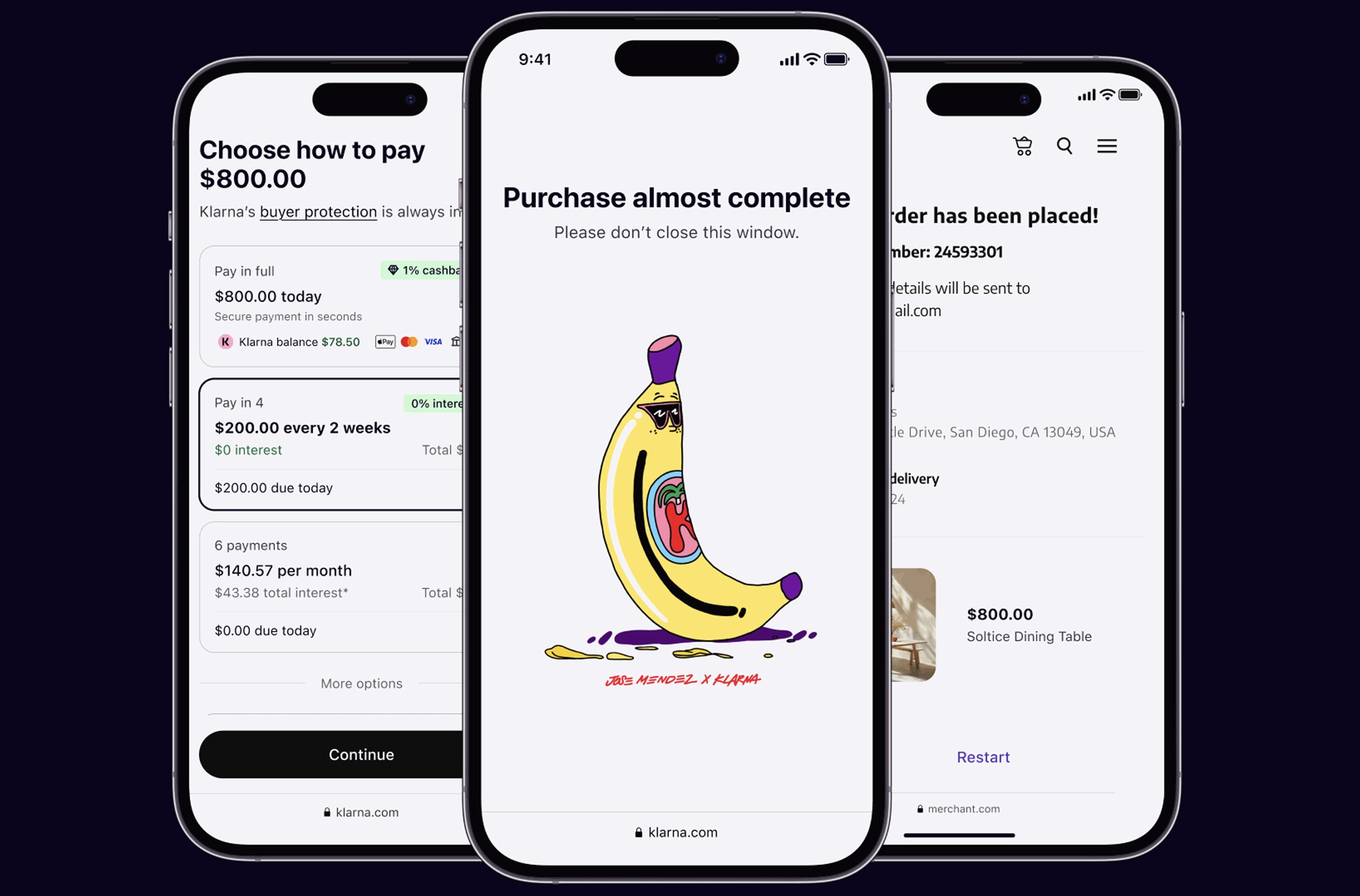 Jose Mendez Banana Klarna Screen.jpg