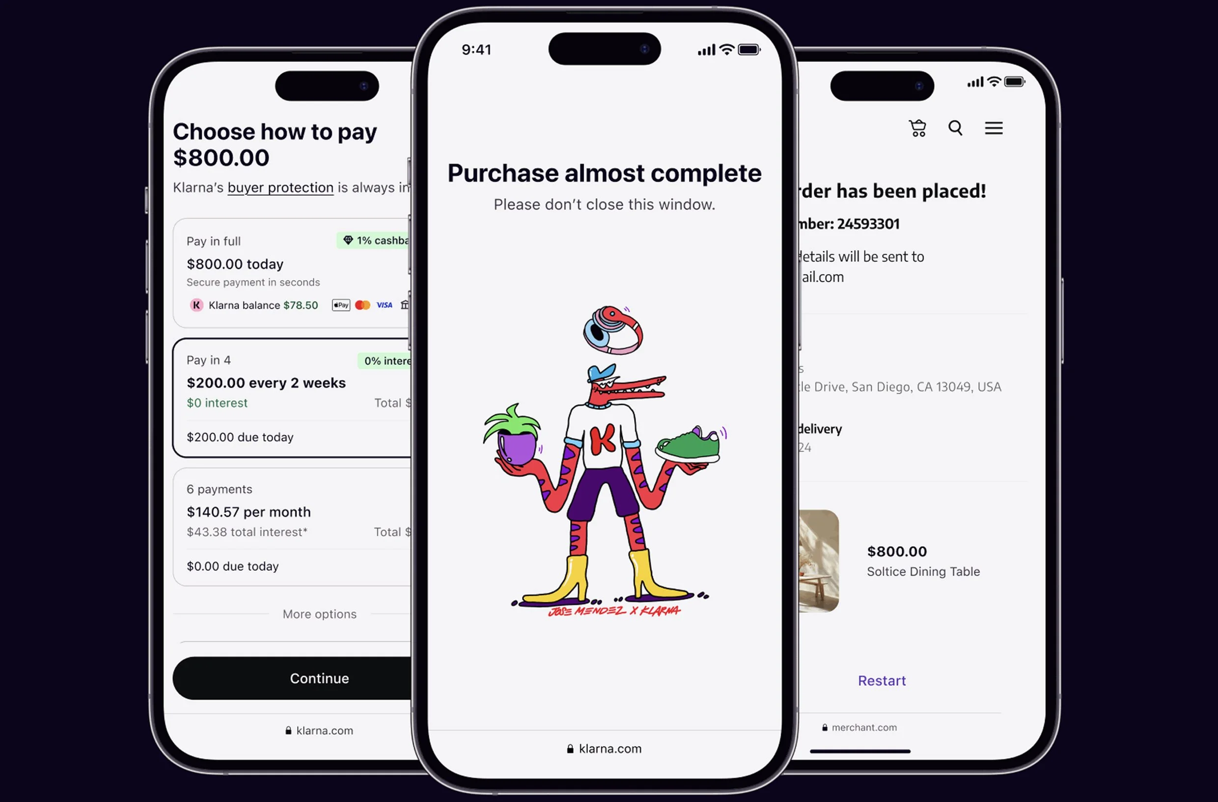 Jose Mendez Crocodile Klarna Screen.jpg