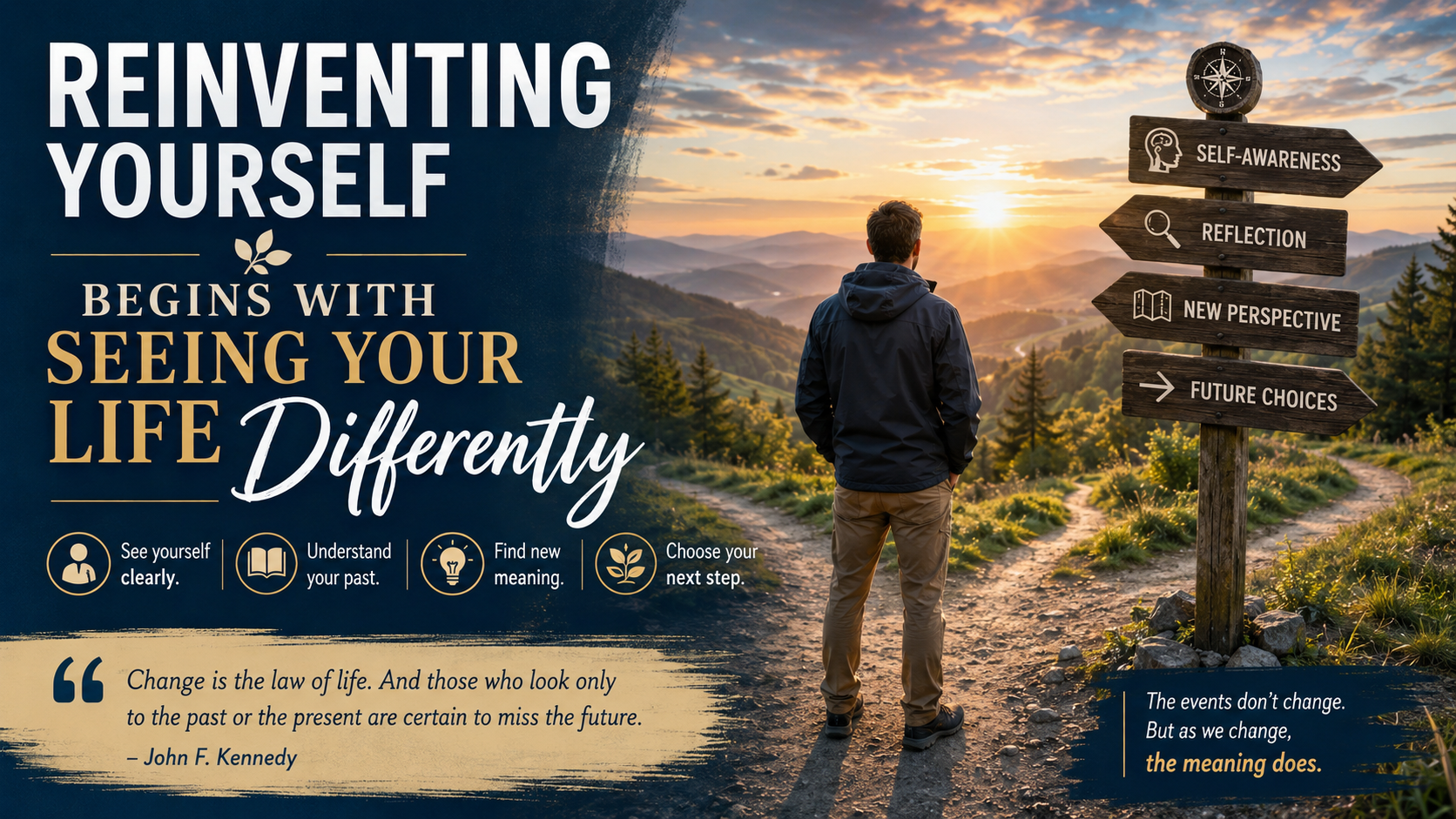 Reinventing Yourself Begins With Seeing Your Life Differently