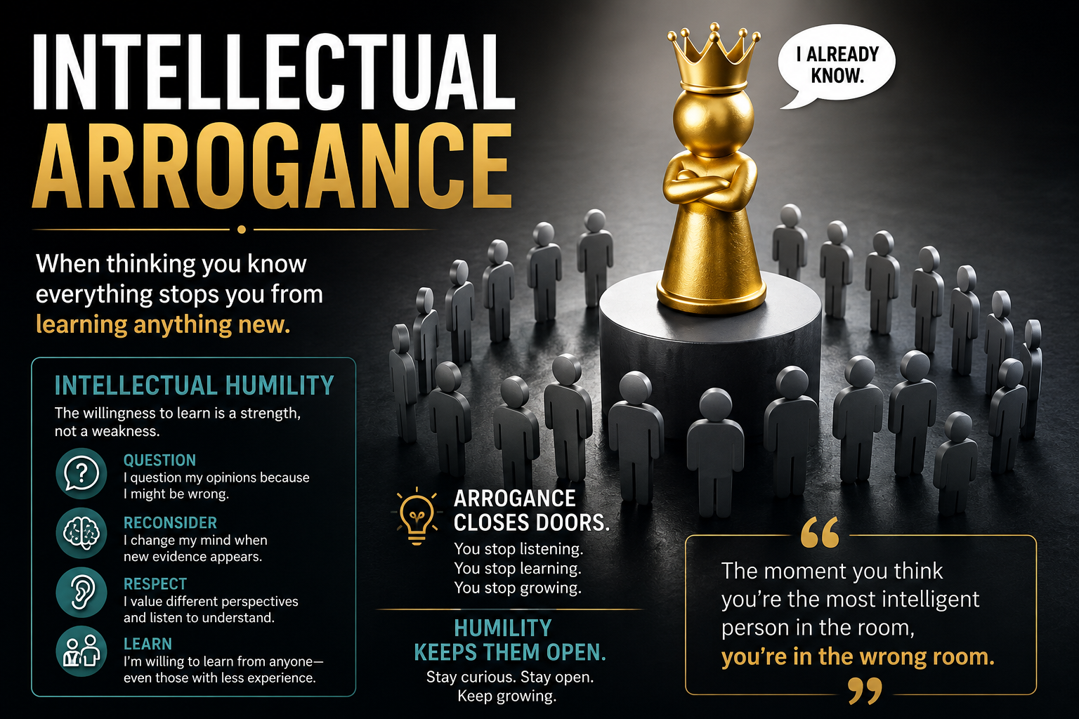 Intellectual Arrogance: When Being Smart Gets in the Way of Learning