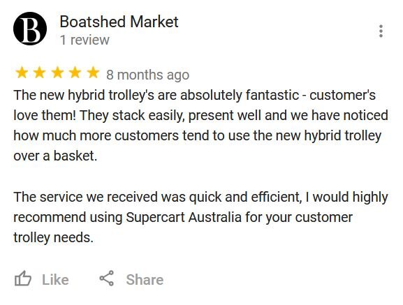 Customer Review - Supercart Australia