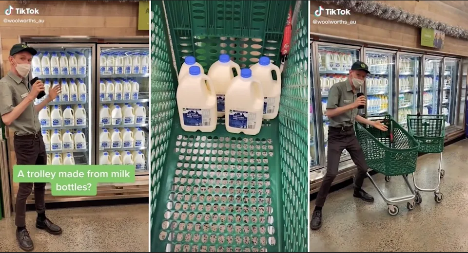 Recycled trolleys praised by shoppers: 'awesome'