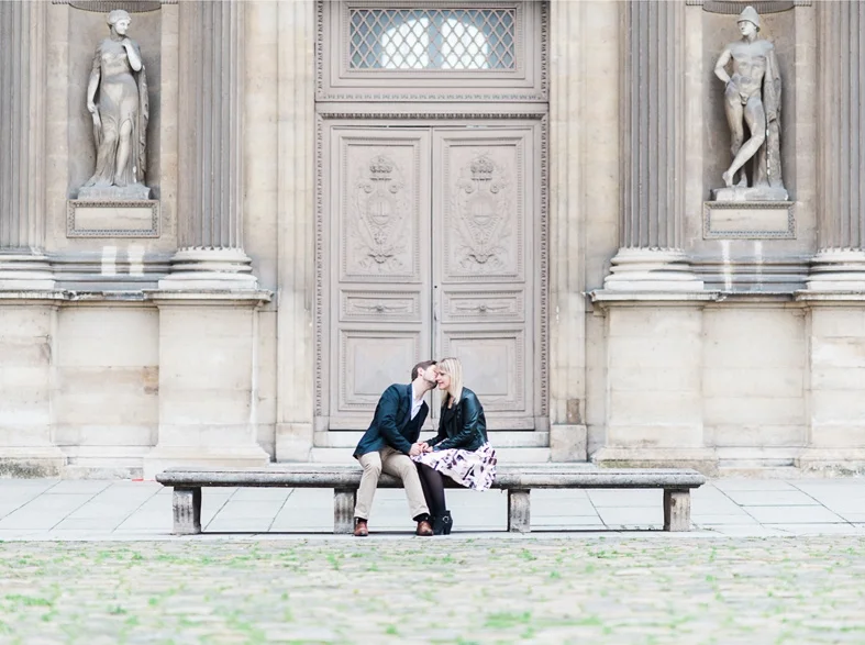 Paris engagement photo shoot - Aurélie & Thomas